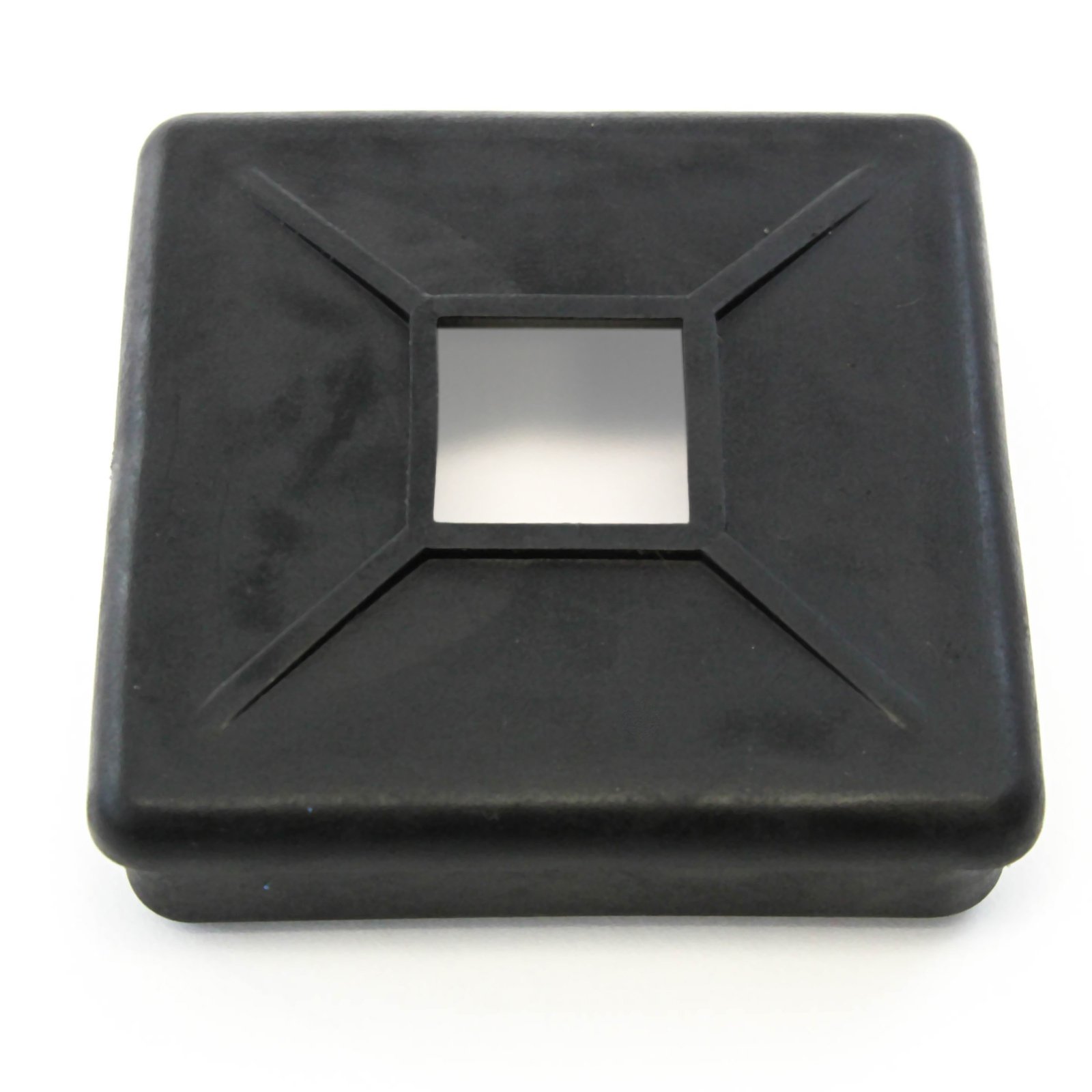 Red Hound Auto Bumper Plug End Cap Square 4 Inches Vented Cover RV Camper Trailer Single