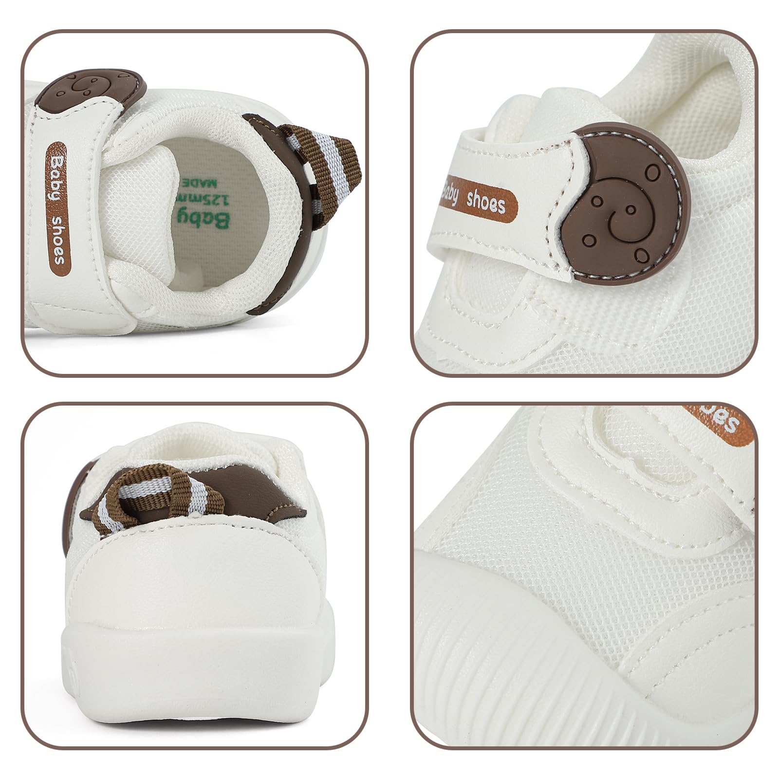 MK MATT KEELY Zapatos Bebé Niño Niña Verano Primeros Pasos Zapatillas Malla Transpirable Ligero con Suela Suave Antideslizante — view 5
