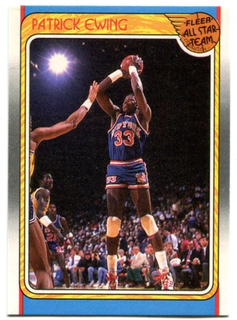 Patrick Ewing 1988 Fleer All-Star #130 Card - Unsigned Basketball Cards