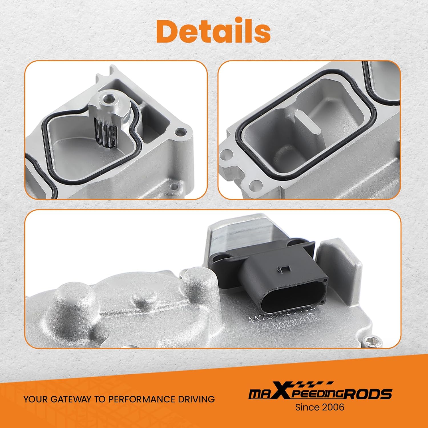 maXpeedingrods 5494878RX HE300VG Turbocharger Turbo Actuator 6.7 for Cummins Calibration Tool, for Dodge Ram 2500 3500 4500 5500 2013-2018, Turbo Electronic Actuator Diesel