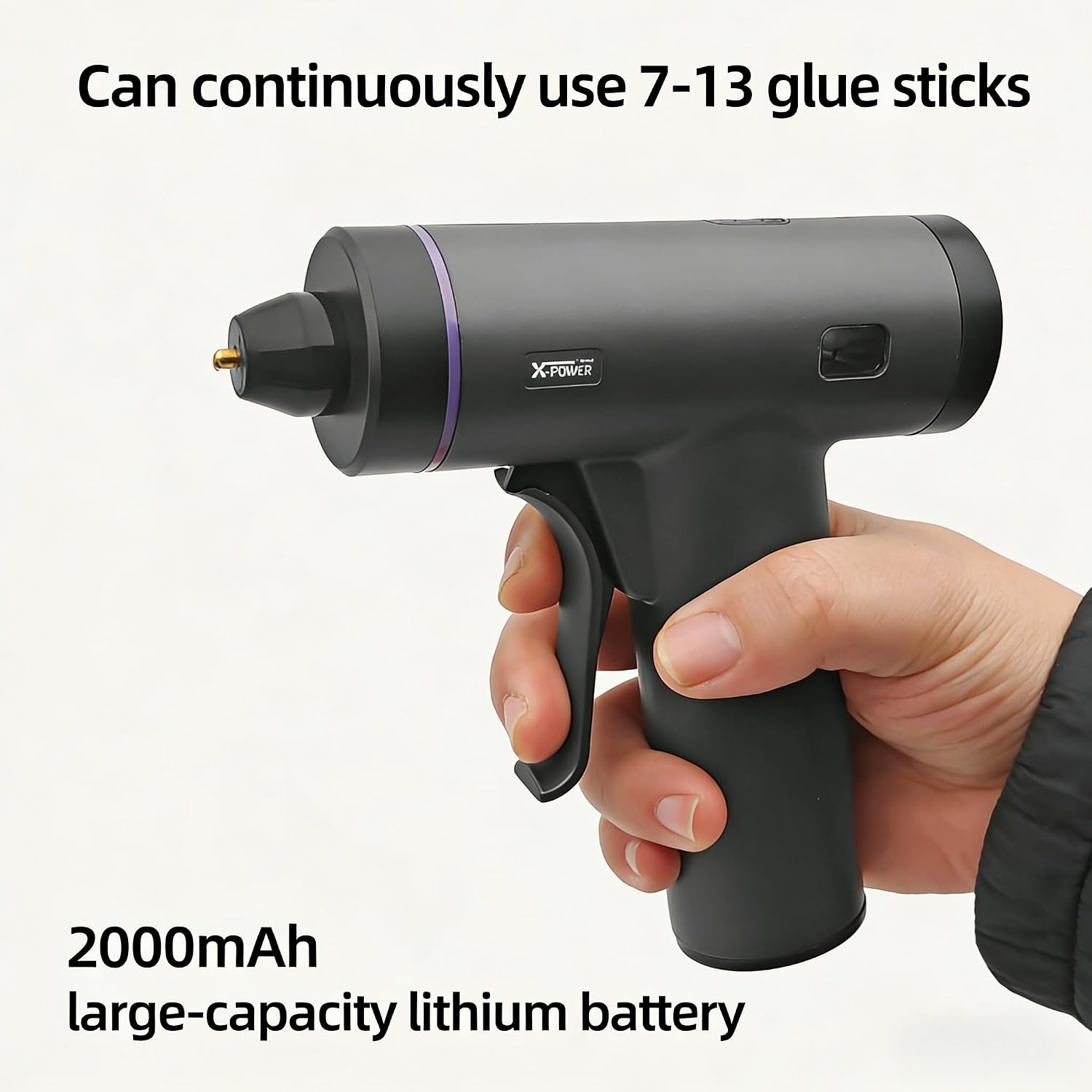 Wireless Hot Melt Glue Gun Set (Including Storage Box) Hot Melt Glue Gun And Stick Set (Including Storage Box), 30 Second Quick Heating, Suitable For Home Diy Crafts, Industry, And Artistic Creation.