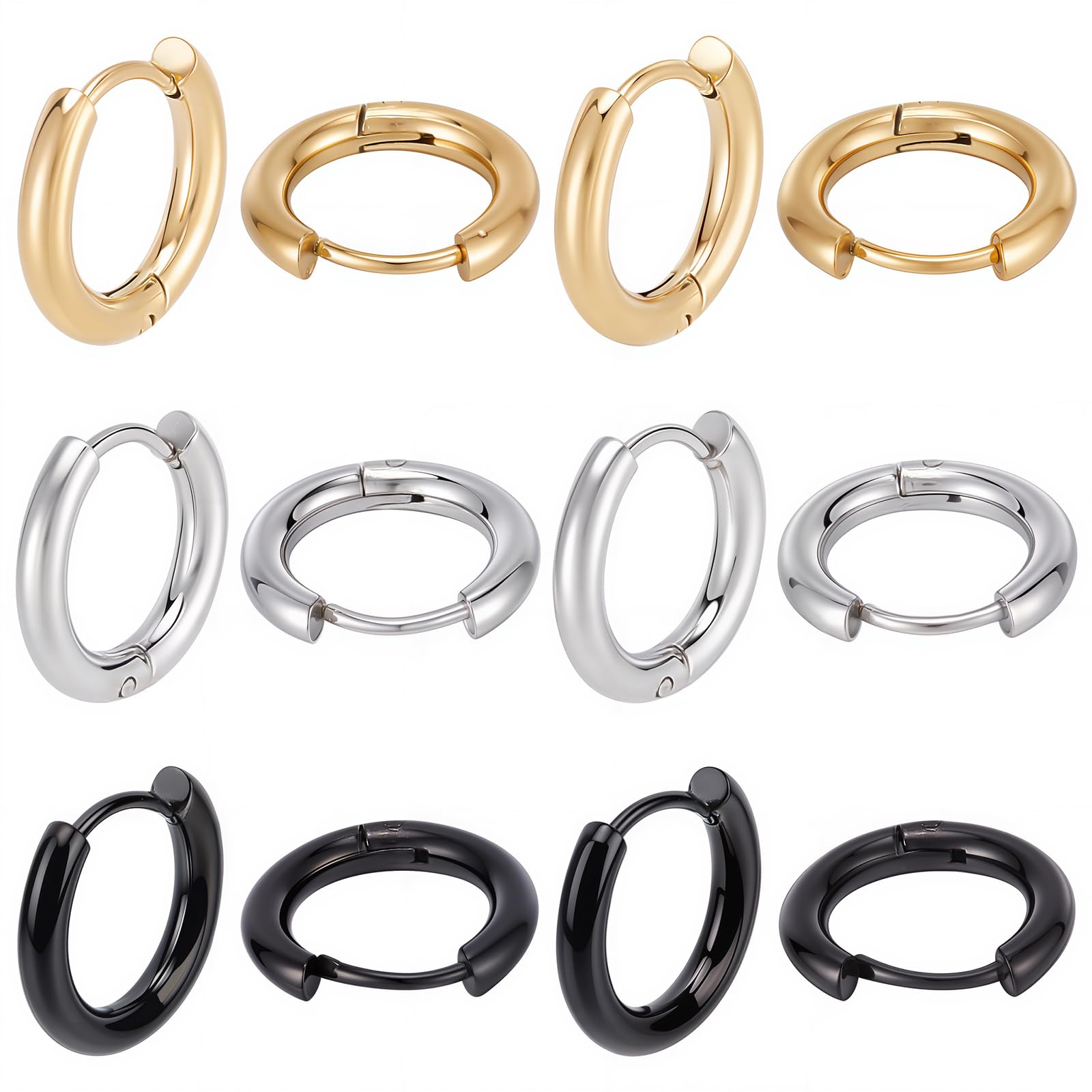 Fermoirs à levier ronds 15mm SUNNYCLUE pour créer des boucles sans perte