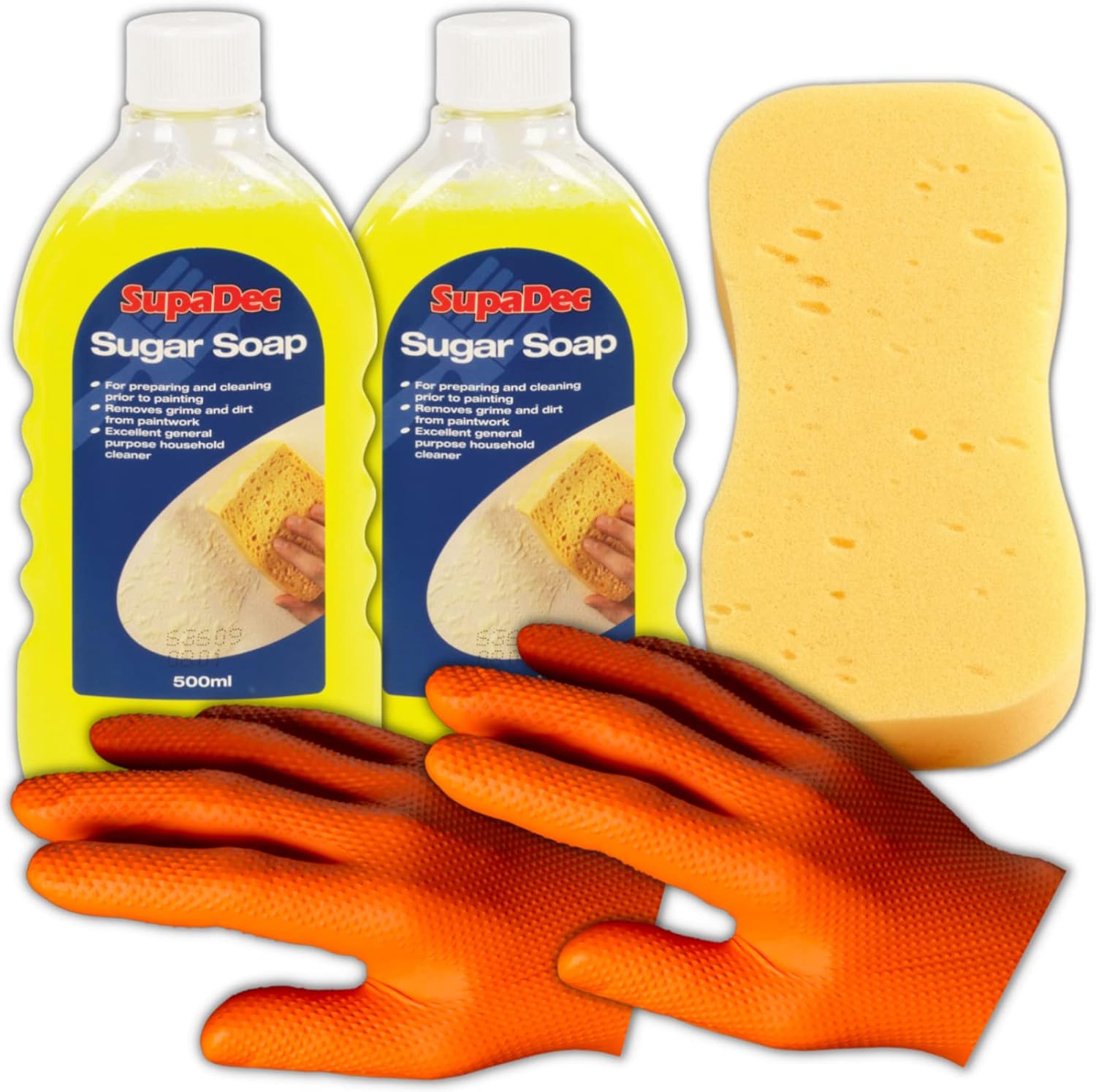 Sugar Soap for Cleaning Walls, Grease, Grime, Dirt, Stains, Kitchen