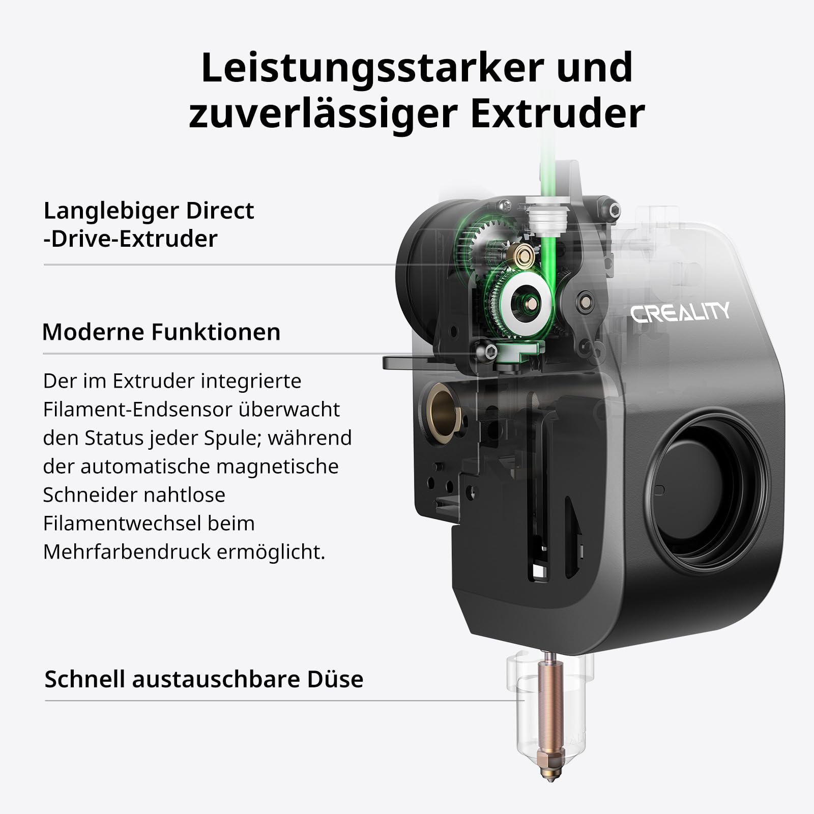 Creality K2 SE 3D-Drucker 2026, bis zu 500 mm/s Hochgeschwindigkeitsdruck, Direktextruder, Auto-Nivellierung, Vibrationskontrolle, 220 × 215 × 245 mm Bauraum