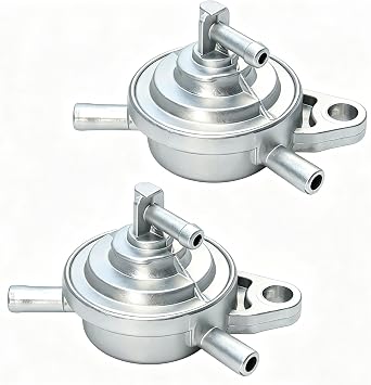 GY6 50cc 150cc Vacuum Fuel Pump Petcock Compatible with Taotao | 125cc 139QMB ATM50-A1 VIP50 Thunder NQ50 Baja Agitity50 Jonway Roketa Sunl Icebear Scooter Moped Motorcycle Parts 3 Port