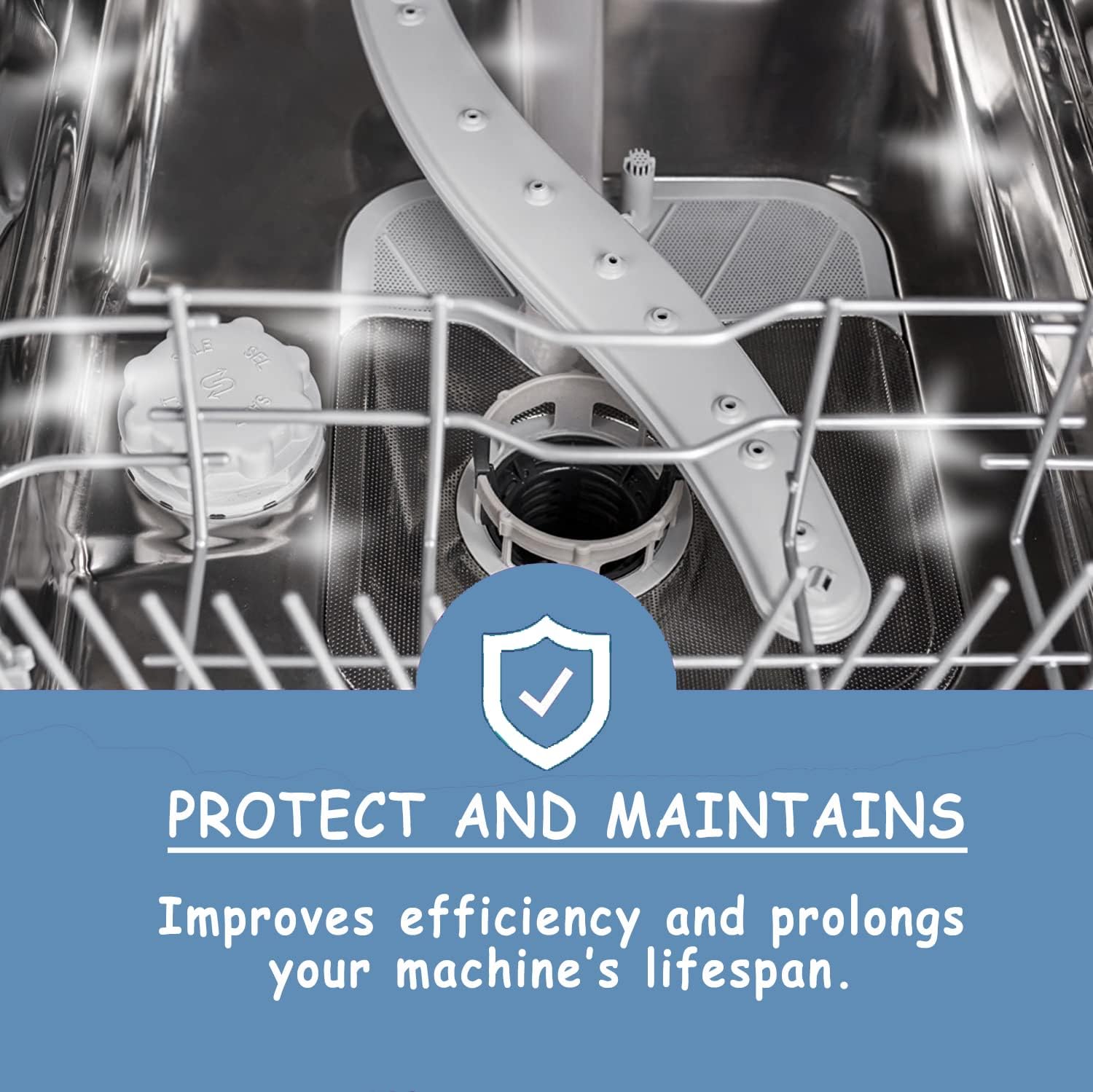 5kg dishwasher salt, dishwasher detergent salt with pre-soaking action, water softener salt (Pack Of 2)