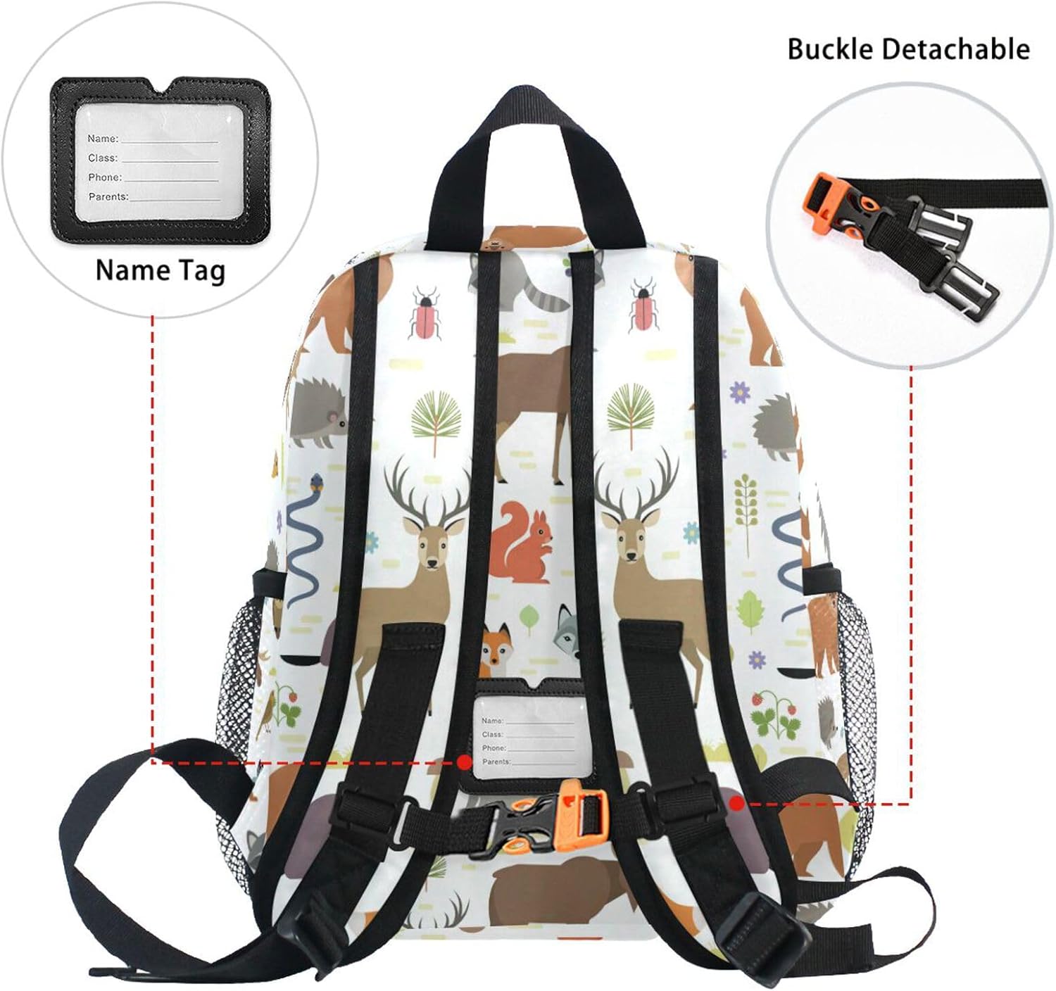 Collection Of Cute Animal Todder Backpack Lightweight Preschool Kindergarten Book Bag Practical and Durable Daycare Bag for Travel,Toys - Image 2