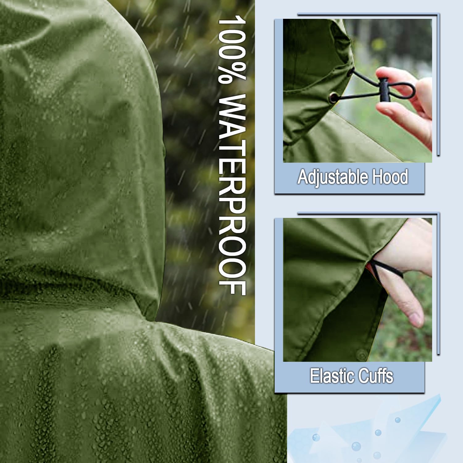 Rainponcho Extérieur Mixte (lot de 1)