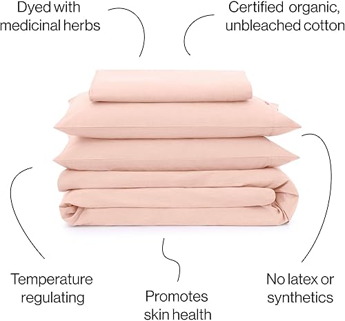 Miniatura 10 de AIZOME Juego de funda nórdica de algodón virgen (individualindividual, 4 piezas). 400 hilos, 100% algodón puro, tejido satinado. Cero productos