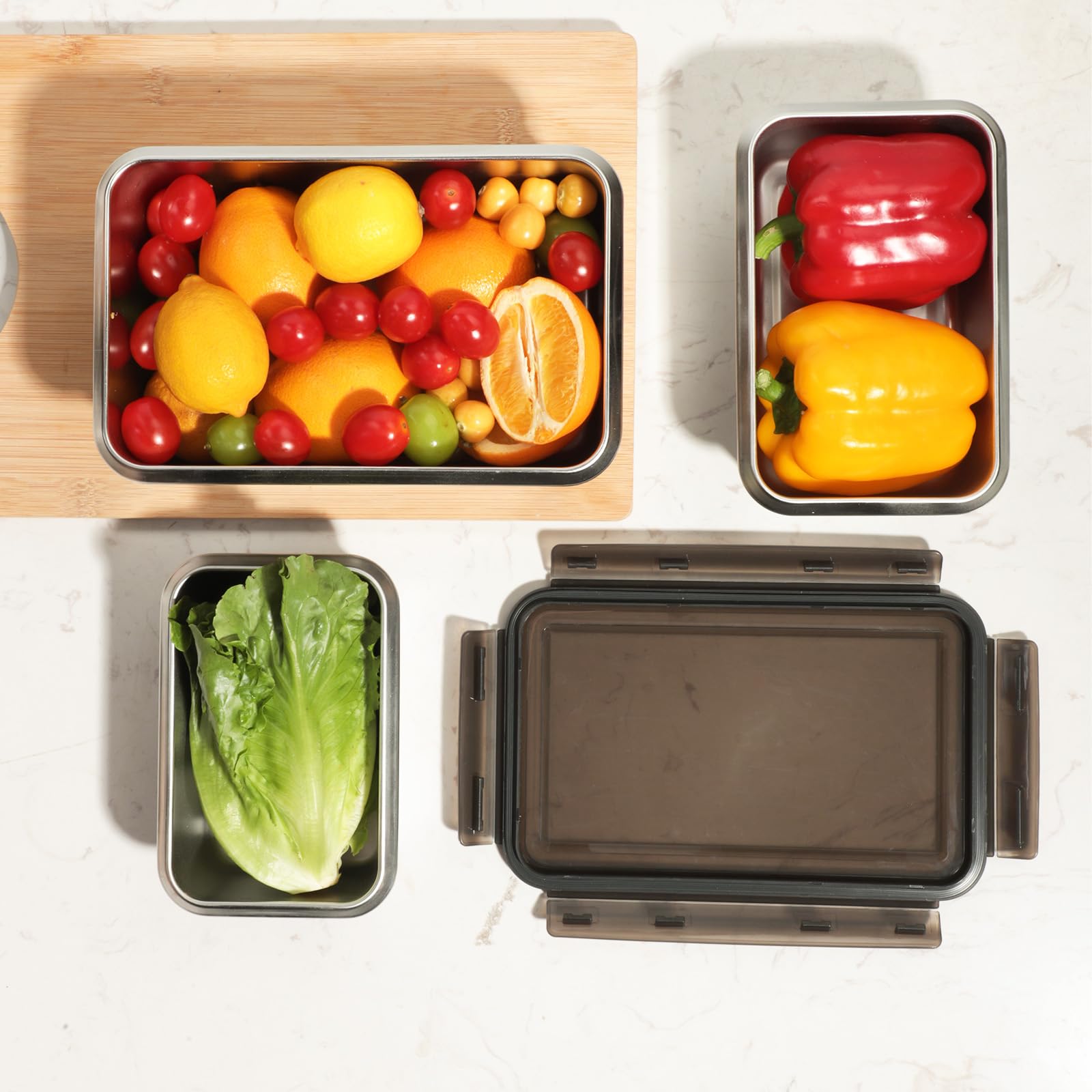 Amazon.com: MAXCOOK 18/10 Stainless Steel Freezer Storage
