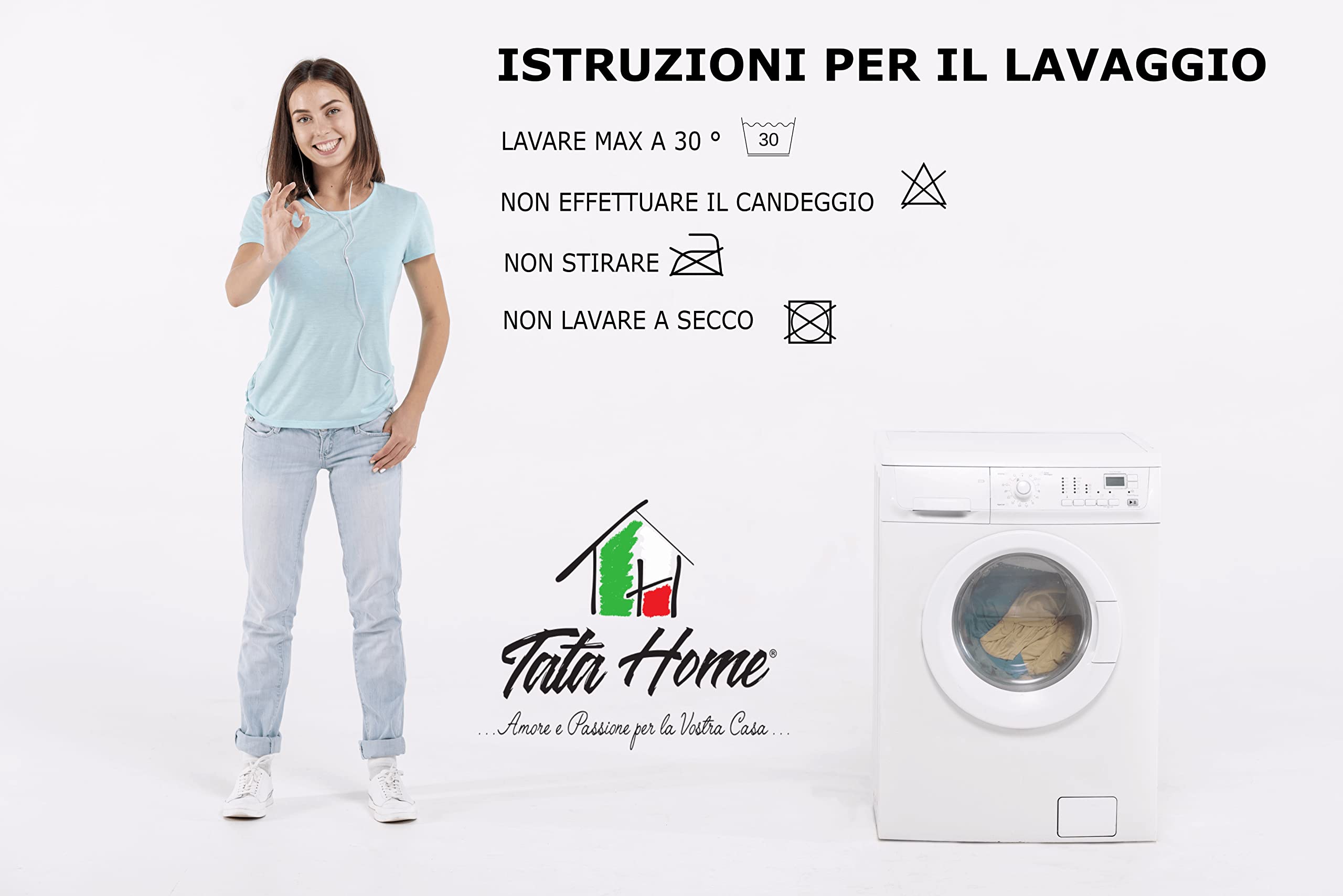 Tata Home Trapunta Invernale Matrimoniale Imbottita 300 gr/mq Caldo Piumone Misura 260x260 cm Fantasia Mosaico Moderno Made in Italy Colore Blu Azzurro