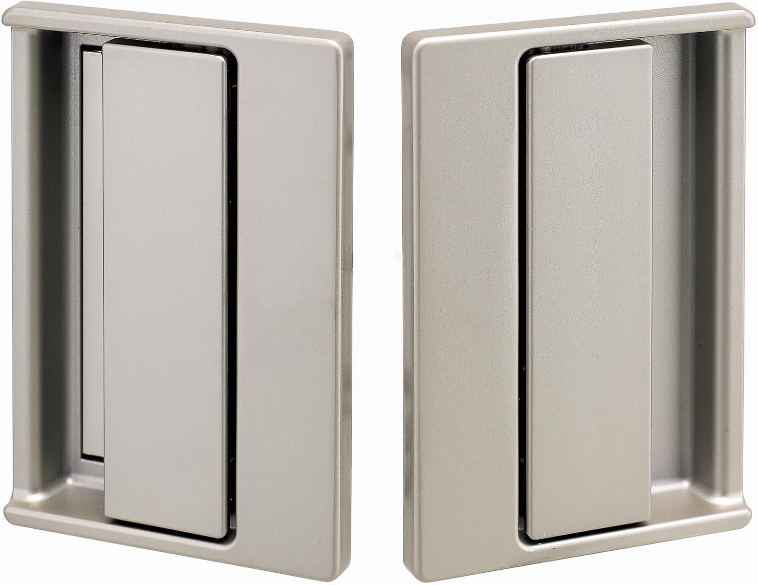 Best BEZT Push-Pull Handle Lock Z Blank Satin Nickel #BEZT0-SN