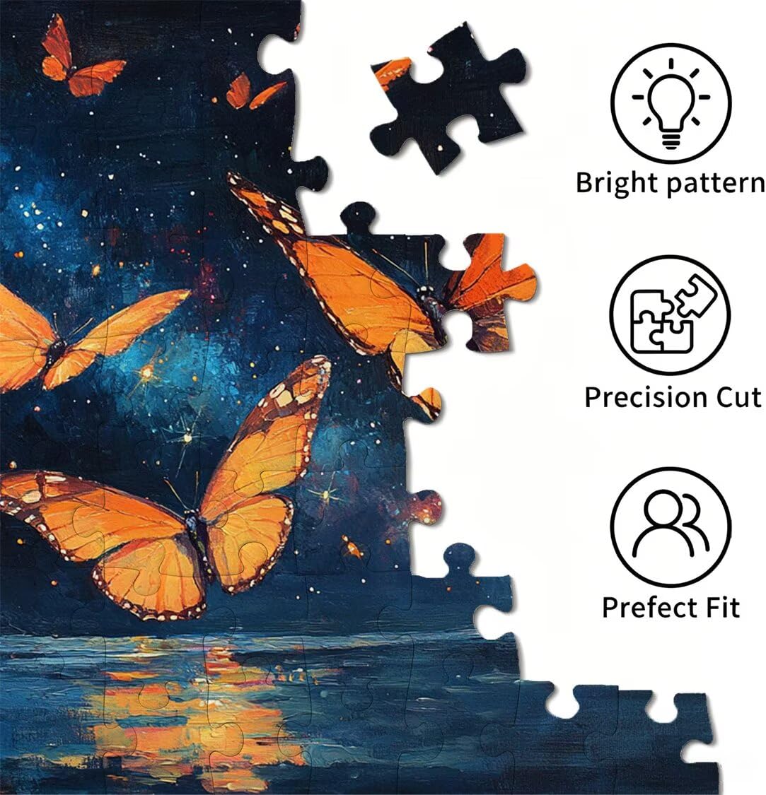 Puzzle 4000 Pezzi 141x87cm, Puzzle Adulti astratto Farfalla, n-31