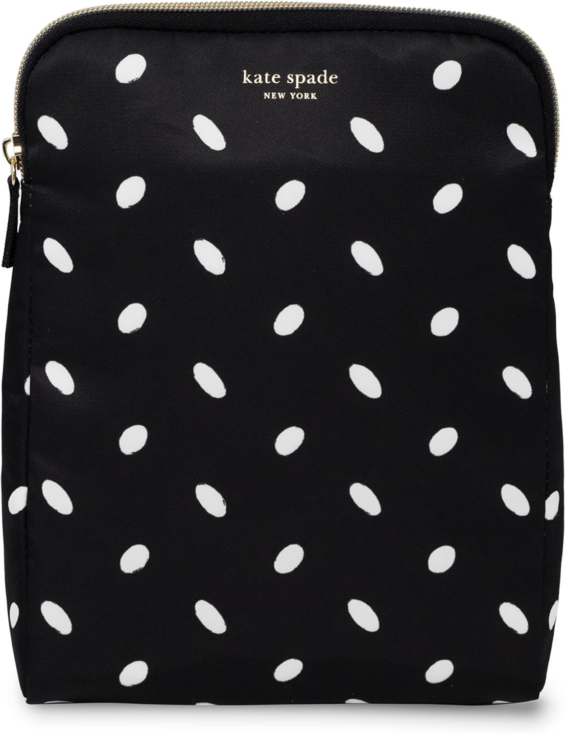 kate spade new york Insulated Snack Bag Keeper with Zipper, Reusable Thermal Sandwich Bag Holders for Lunch Bag (Almond Dot) - Image 3
