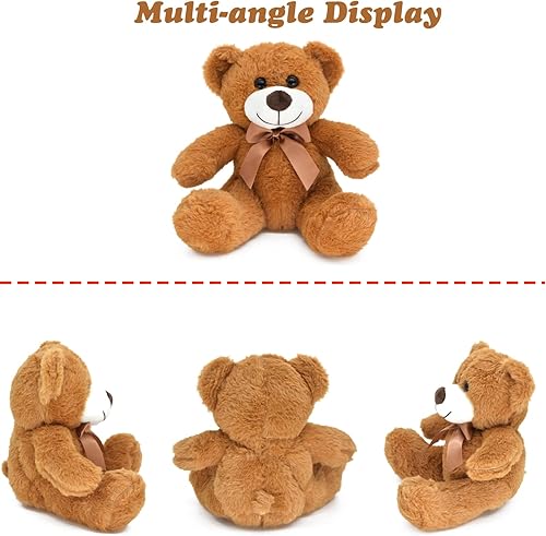 Miniatura 3 de Bakalizoo Muñecas de oso de peluche de 13 pulgadas, oso de peluche suave, juguetes de peluche para decoración del día de San Valentín para su novia,