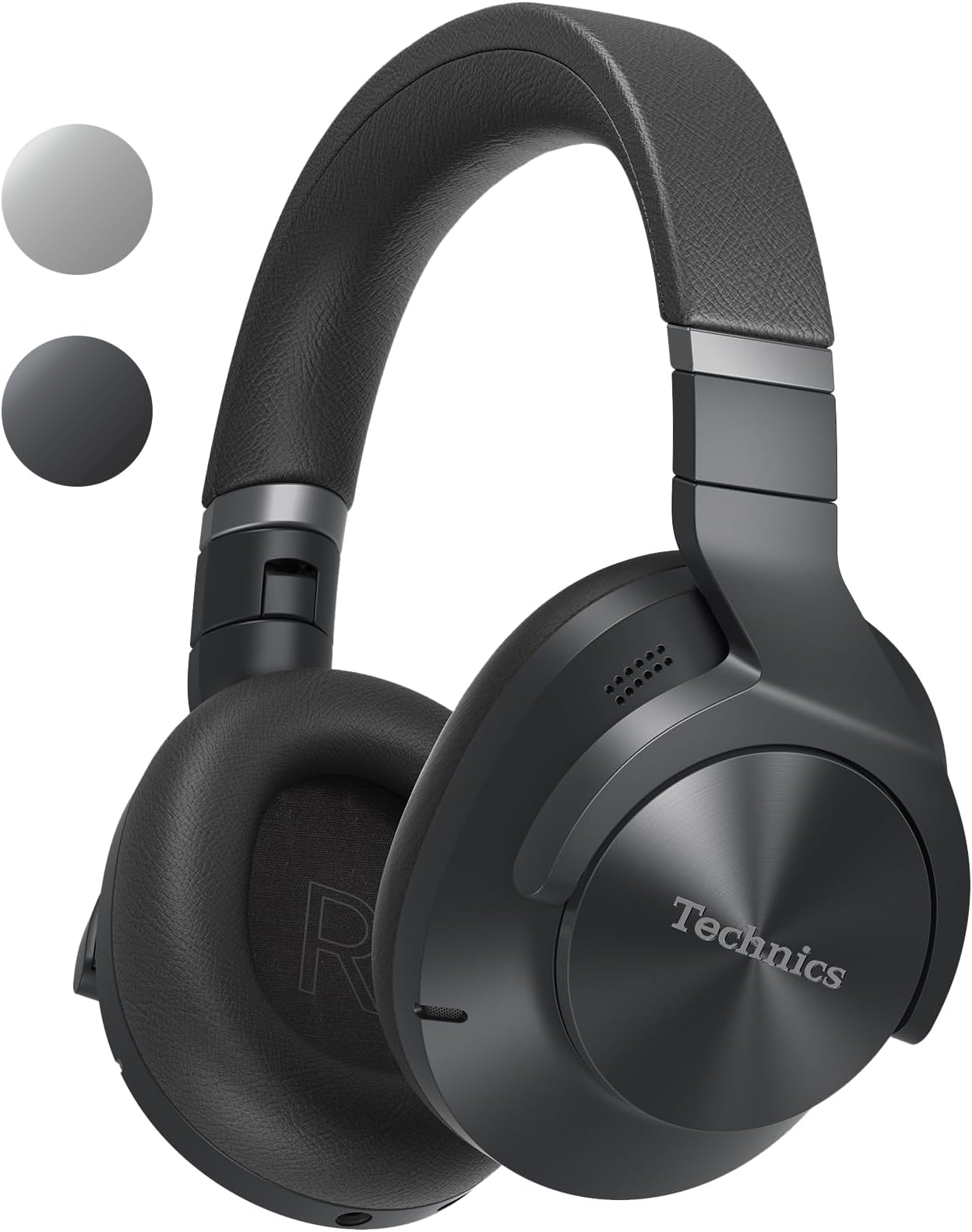 EAH-A800E-K Wireless Headphones, Over Ear Multipoint Bluetooth Earphones With Noise Cancelling and Microphone, Ergonomic Fit, Up to 50 Hours Playtime, Easy Connection, Folding Design, Black