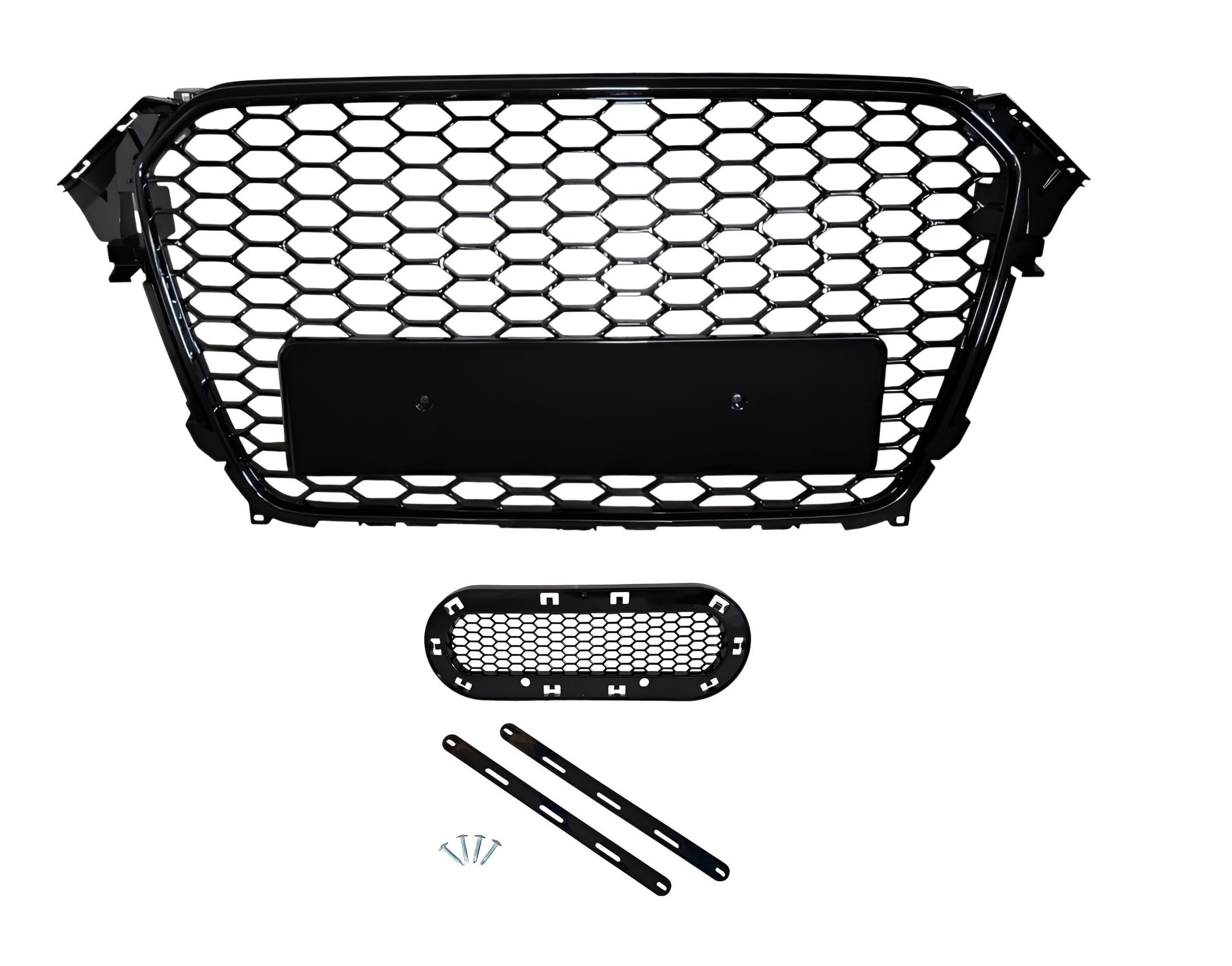 Parrilla Sport Panal de Abeja sin emblema para A4 B8 Facelift 2011-2015 8