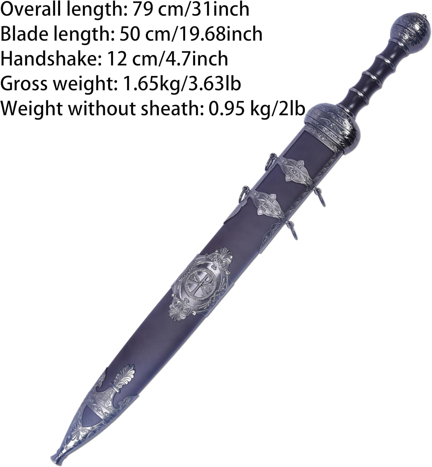 ziqing Roman Sword Made of 31-inch Metal