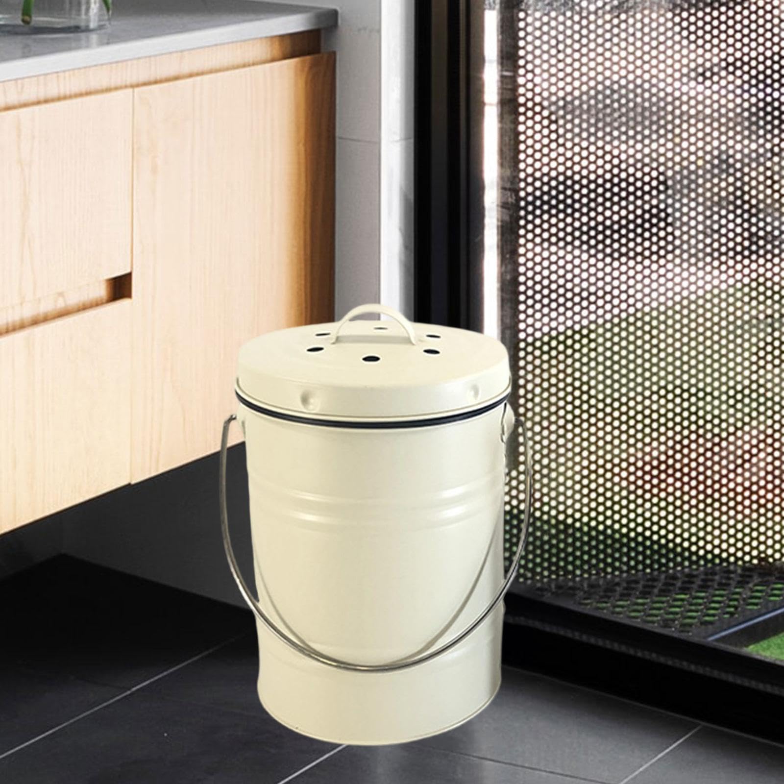 Composteur D'intérieur, de Jardin Ou de Terrasse, Bac à Compost, Conteneur à Déchets Organiques, Conteneur de Recyclage Des Déchets
