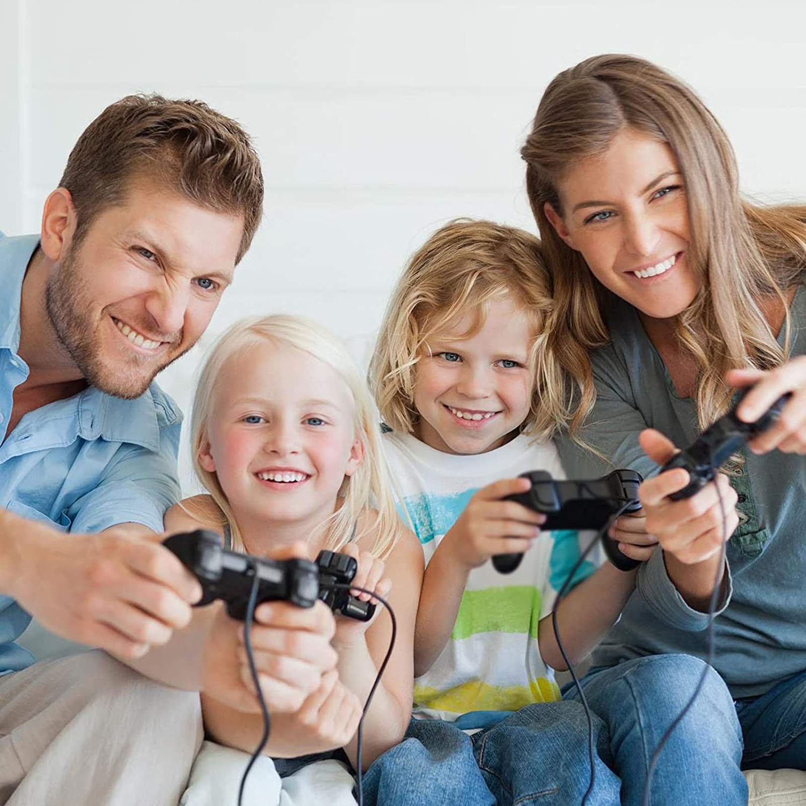 Przewodowy kontroler do Xbox 360, Hovlia USB Game Kontroler PC z ulepszonym joystick kompatybilny z Microsoft Xbox 360 i Slim/PC Windows 10/8/7 (czarny)