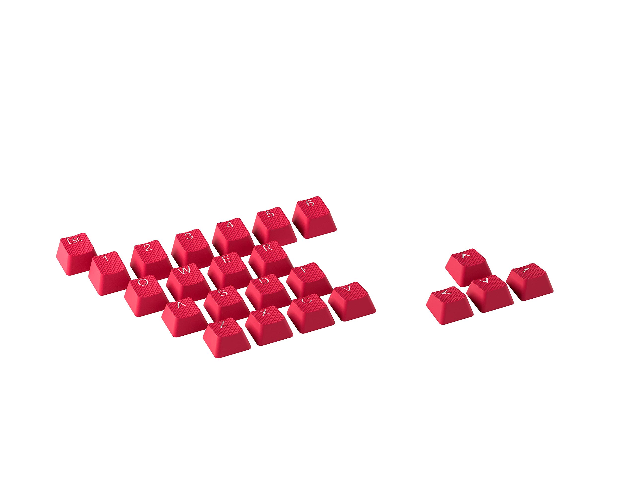 HK Gaming Rubber Keycaps Set AntiSlip Texture Doubleshot Backlit