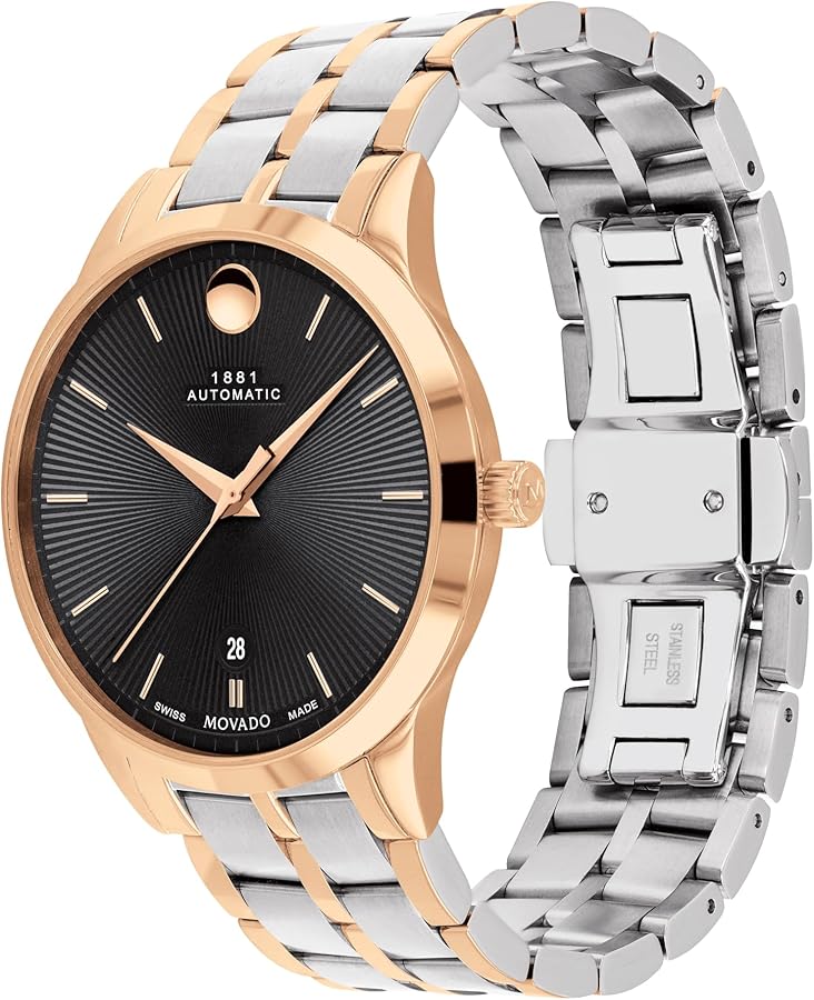 Amazon.com: Movado 1881 Men's Automatic Swiss Watch - Self-Winding