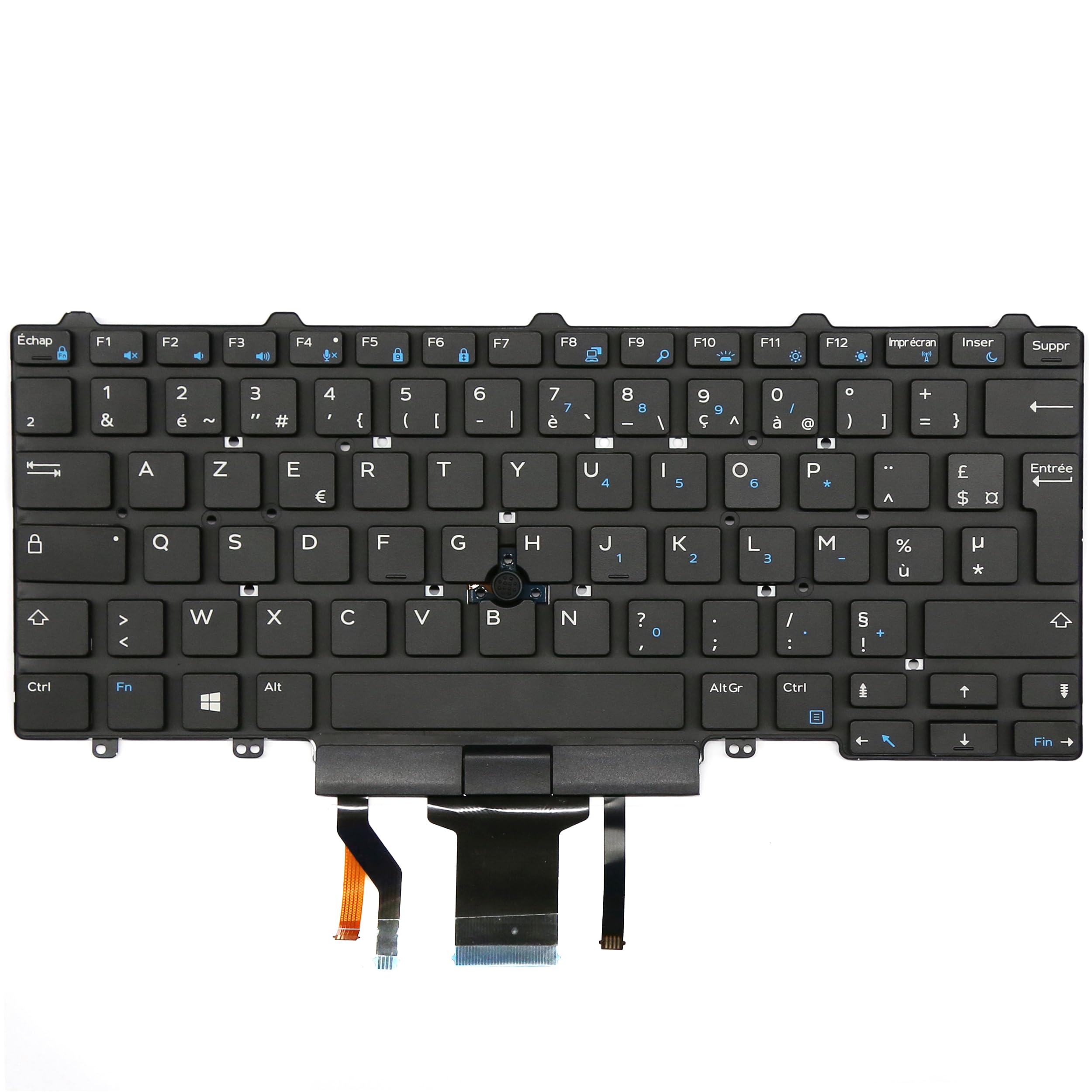 Clavier Dell Latitude E7450 7480 7490 AZERTY Lumineux Solution Panne Touche