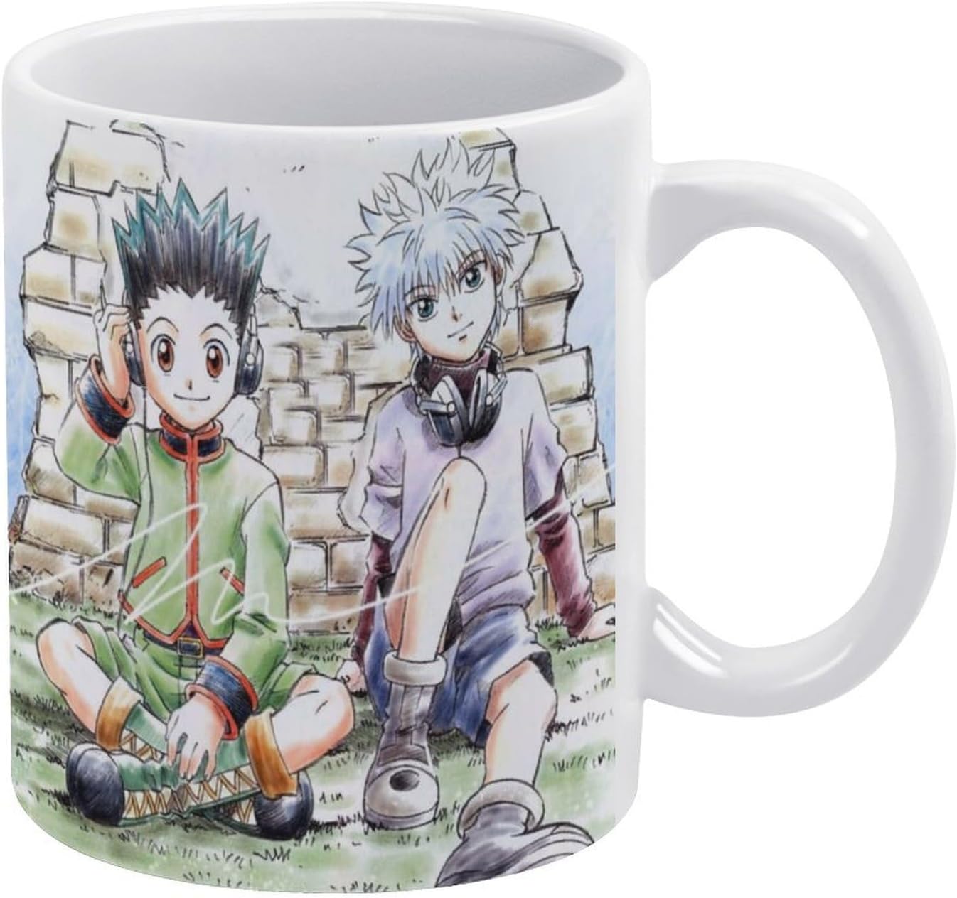 ハンター×ハンター マグカップ コップ 瀬戸物 セラミック 飲み物用 アニメ ゲーム 推し キャラ 誕生日 クリスマス プレゼント 記念品 ゲーム カフェ・オフィス・家用