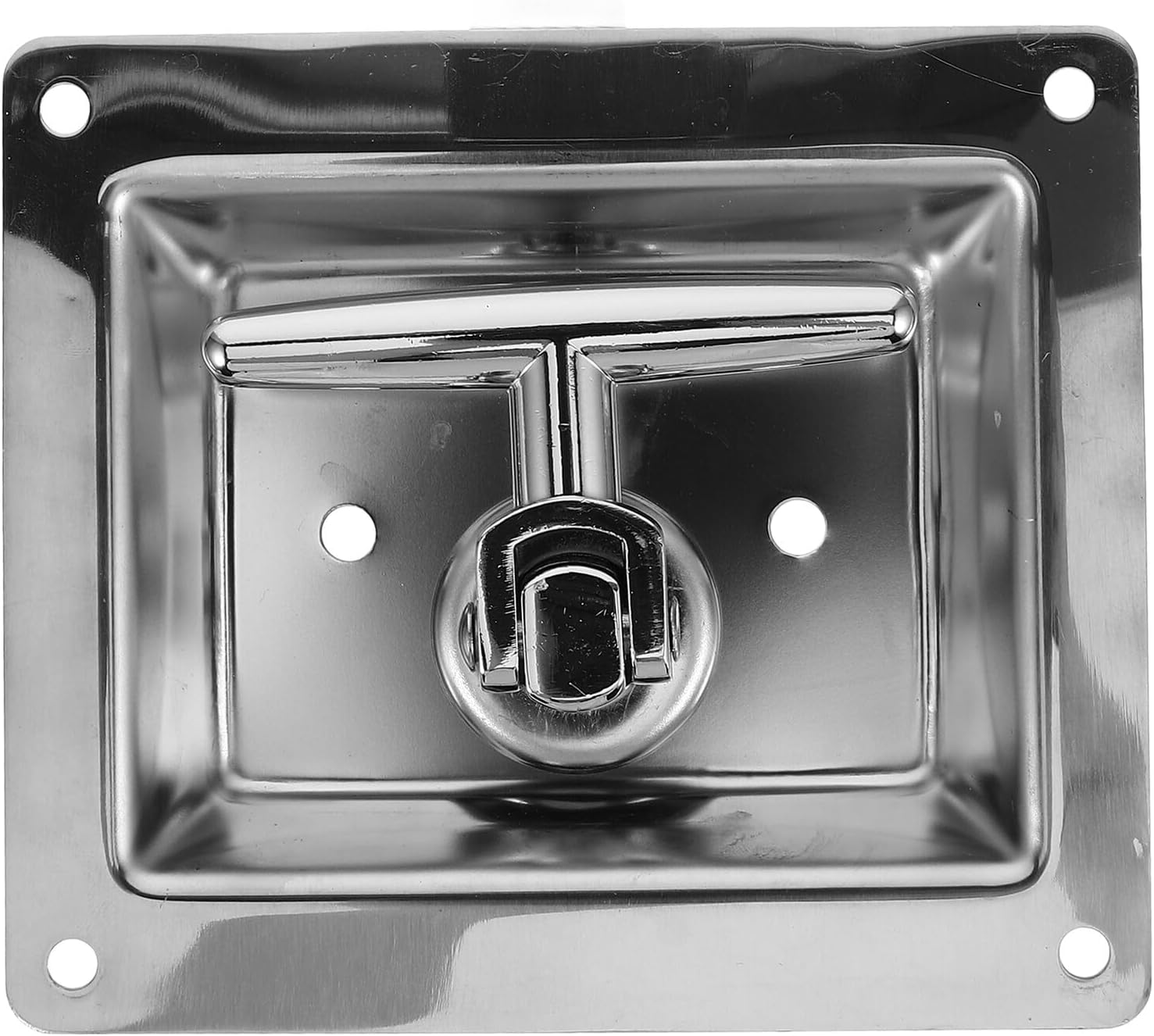 Truck Toolbox T-Handle Panel Latch Rv Trailer Lock Replacement with Key for Camper and Engineering Vehicle Security