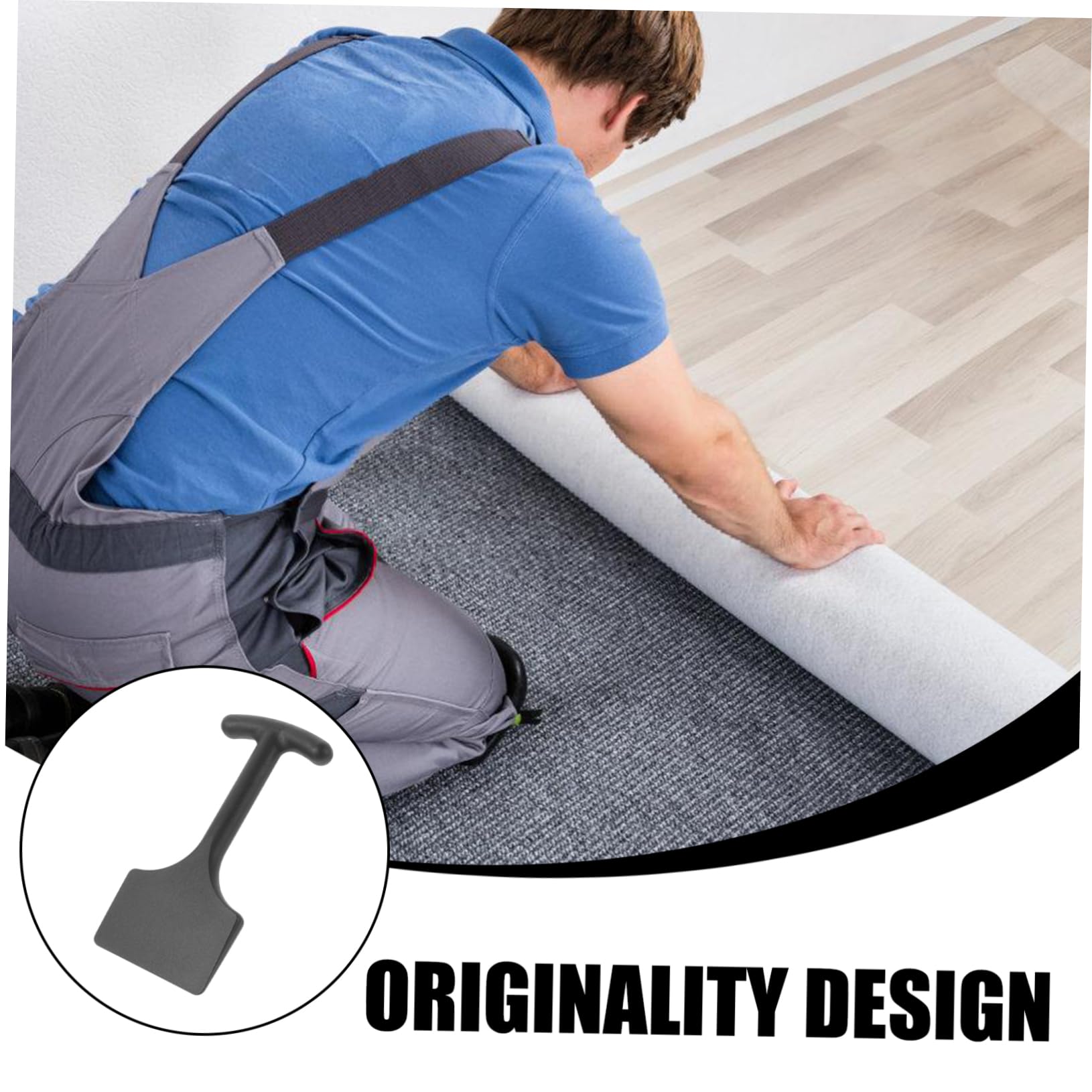 Outil de Fixation Tapis Sol en Plastique pour Pose de Moquette, Confortable et Pratique, pour Espaces Commerciaux