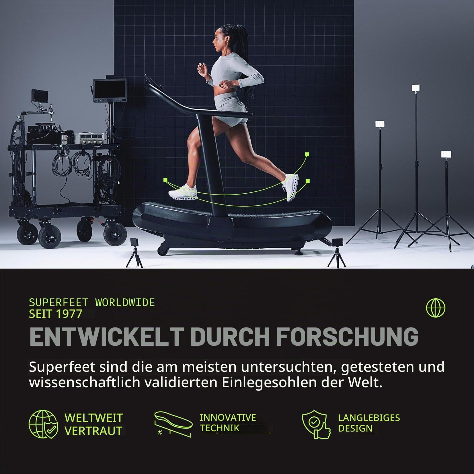 Superfeet Hockey Leistung Einlegesohlen, Schlittschuhgröße EU 45-46.5 | Einlagen für Hockey-Schlittschuhe, bis zu 11% bessere Beschleunigung & Kantenkontrolle, aus Karbonfaser