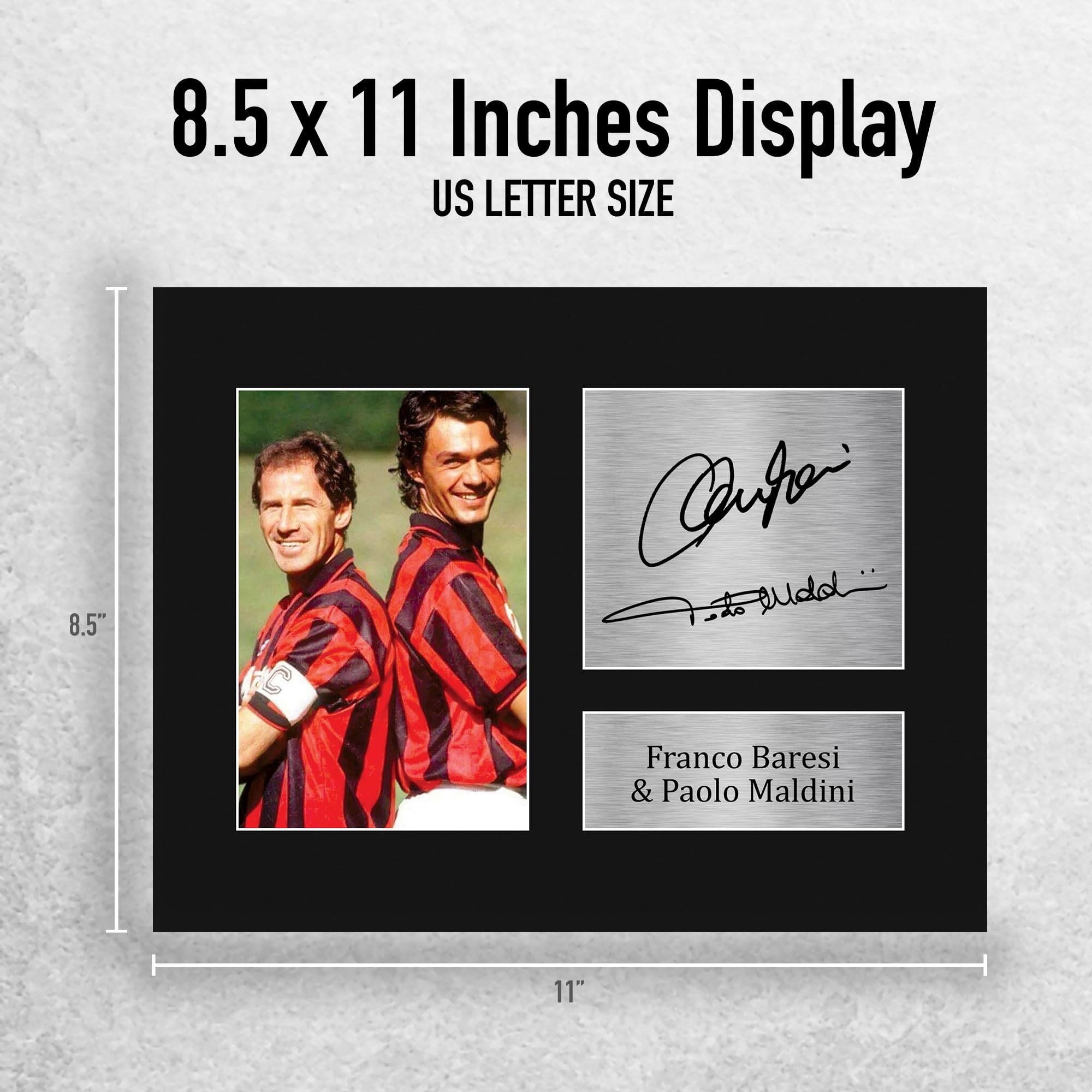 Amazon.com: HWC Trading Franco Baresi & Paolo Maldini AC Milan