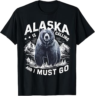 Alaskan Bear and Nature T-Shirt