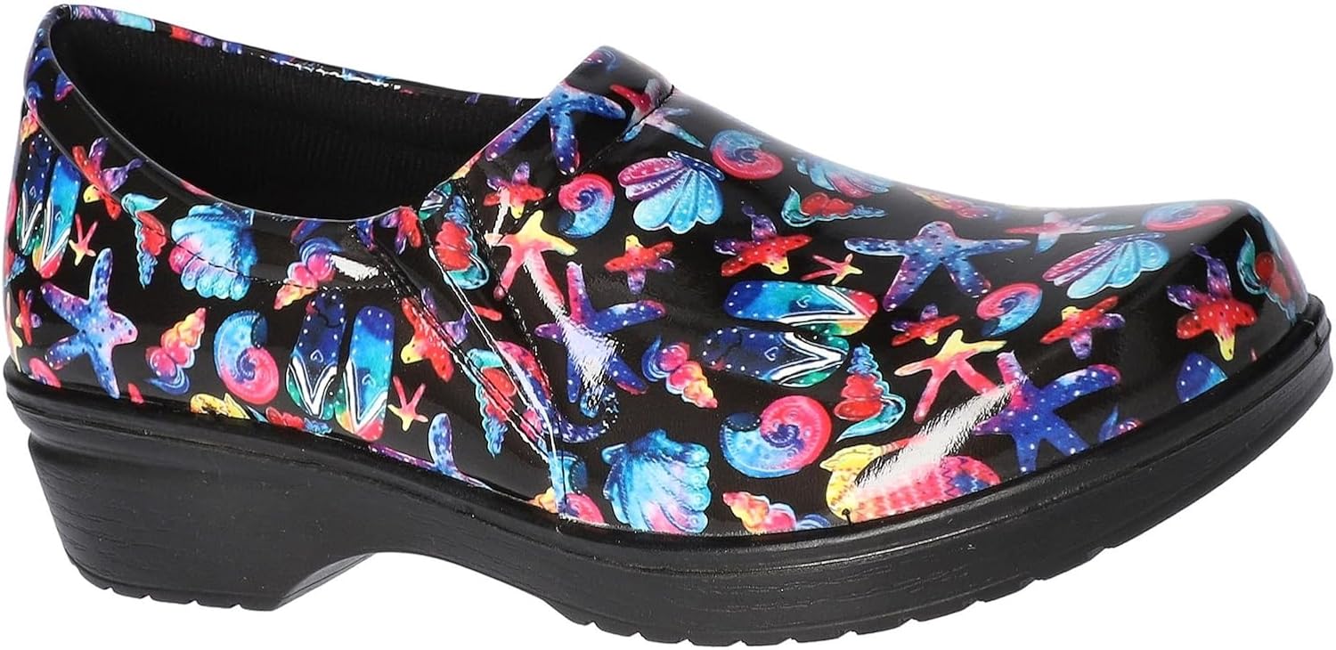 Easy Works Tiffany Women's Slip On, 8.5 B(M) US, Multi-Sea