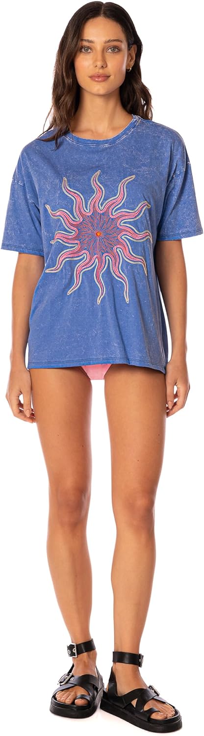 Maaji Womens Cobalt Blue T-Shirt - Image 10