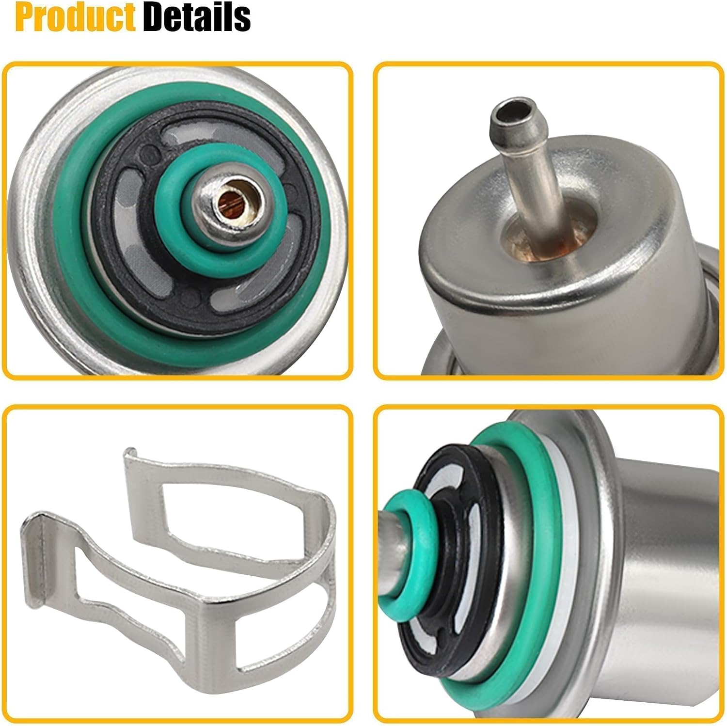 Fuel Injection Pressure Regulator 3.5Bar 88894360 217-1582 Fit for Silverado 1500/Suburban 1500/Tahoe for Serra 1500/Yukon/Yukon XL 1500