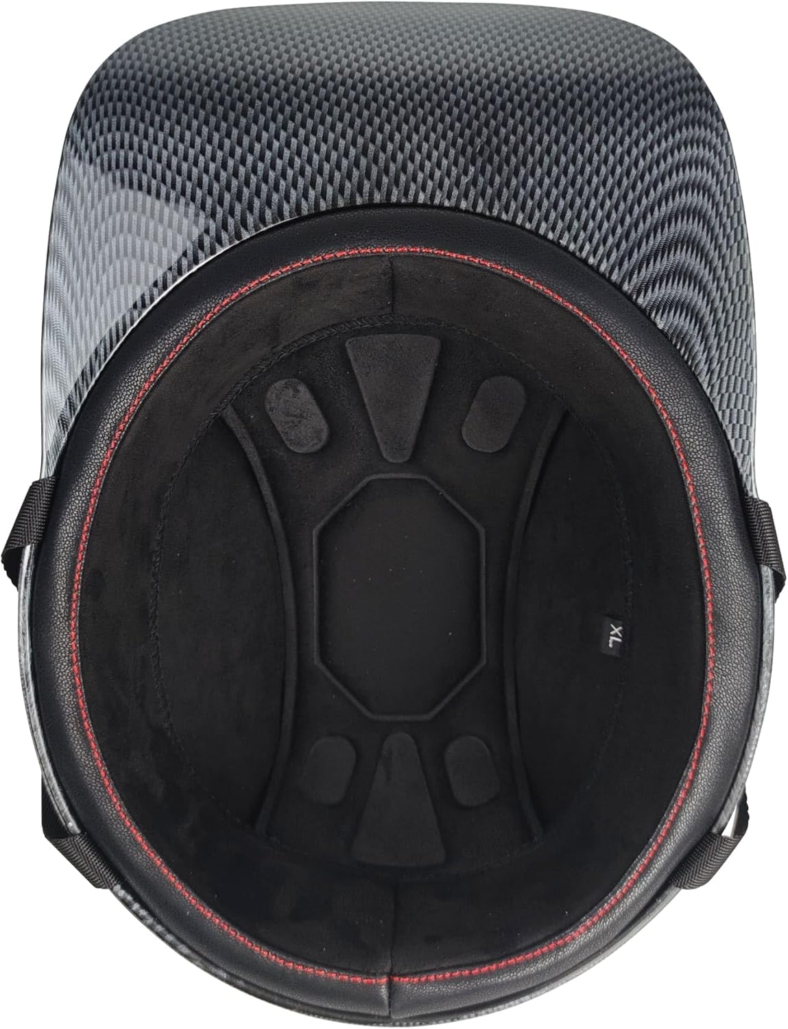 Adult Unisex Black Half Motorcycle Helmet, DOT Approved, for Chopper Moped Scooter Motorbike Electric