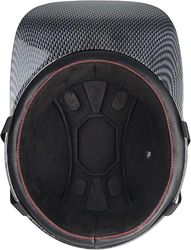 Miniatura 5 de Baseball Motorcycle Helmet - Half Helmet Motorcycle Men Women for Bike Cruiser Chopper Moped Scooter with Gloves and Masks, Dot Approve