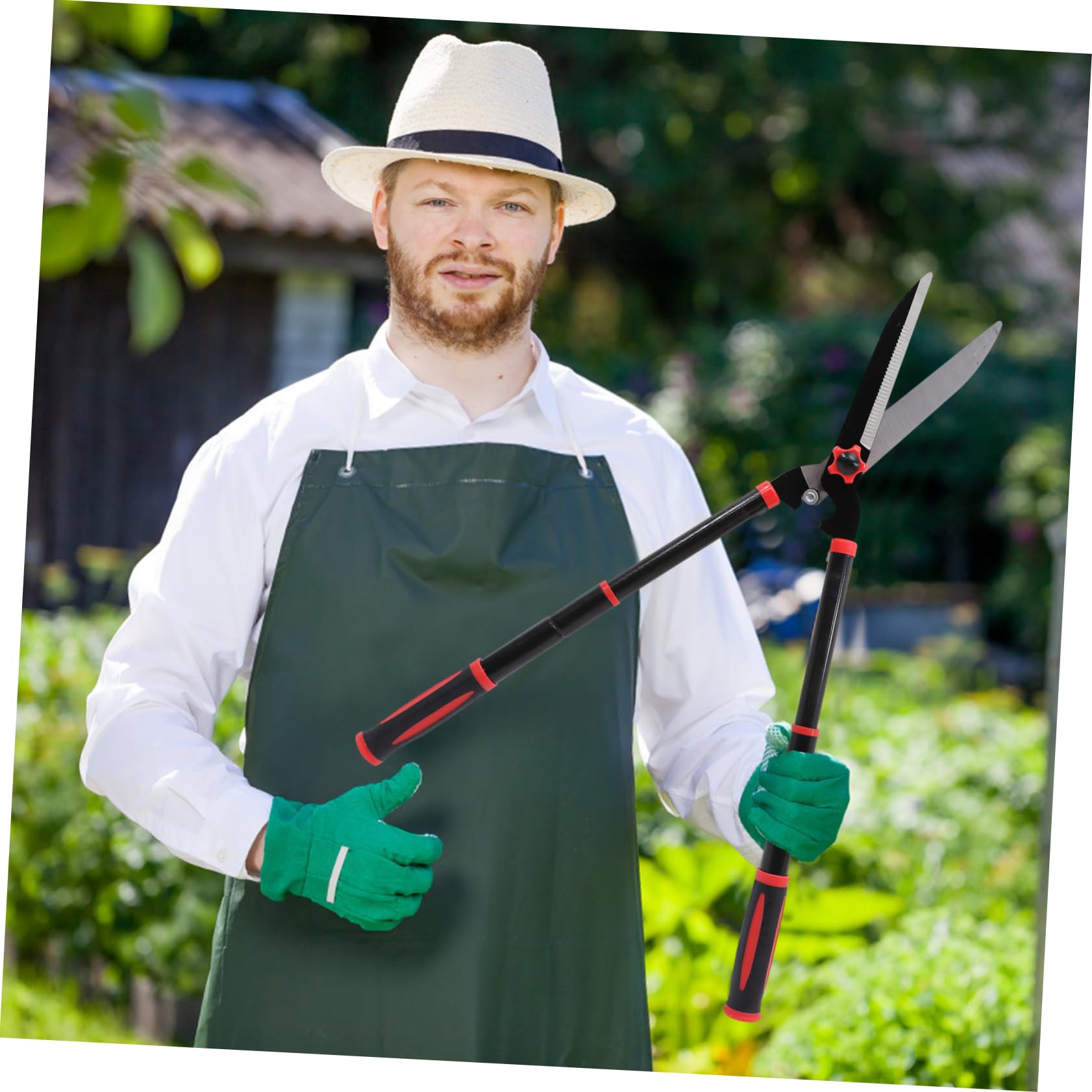 Toddmomy Cesura Per Siepi Manuali Cesoie Per Giardinaggio Ad Resistenza Forbici Per Potatura Arbusti e Attrezzi Per e Impugnatura in Gomma