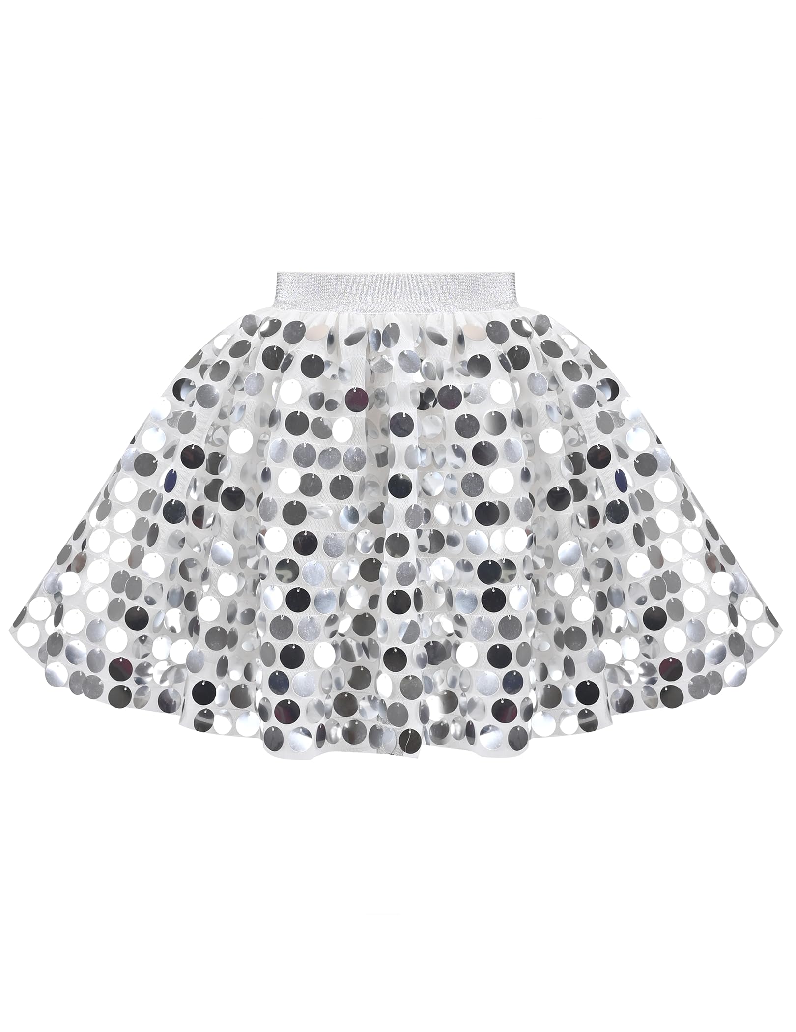 Sunny Fashion Girls Skirt Purple Mermaid Sparkly Sequin Tutu Party Ballet Dance