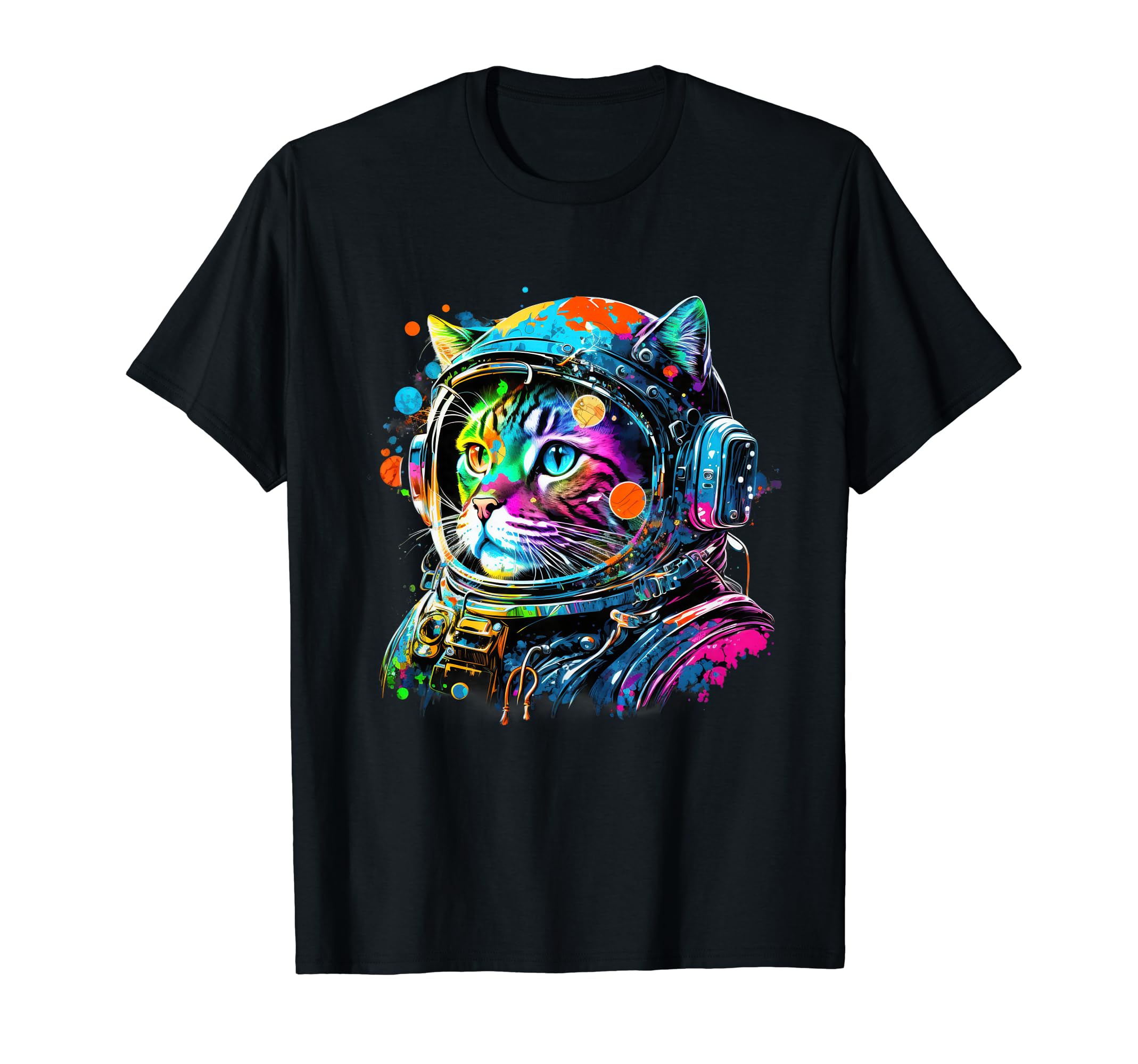 Colorful Astronaut Cat Funny Cosmic Space Men ...