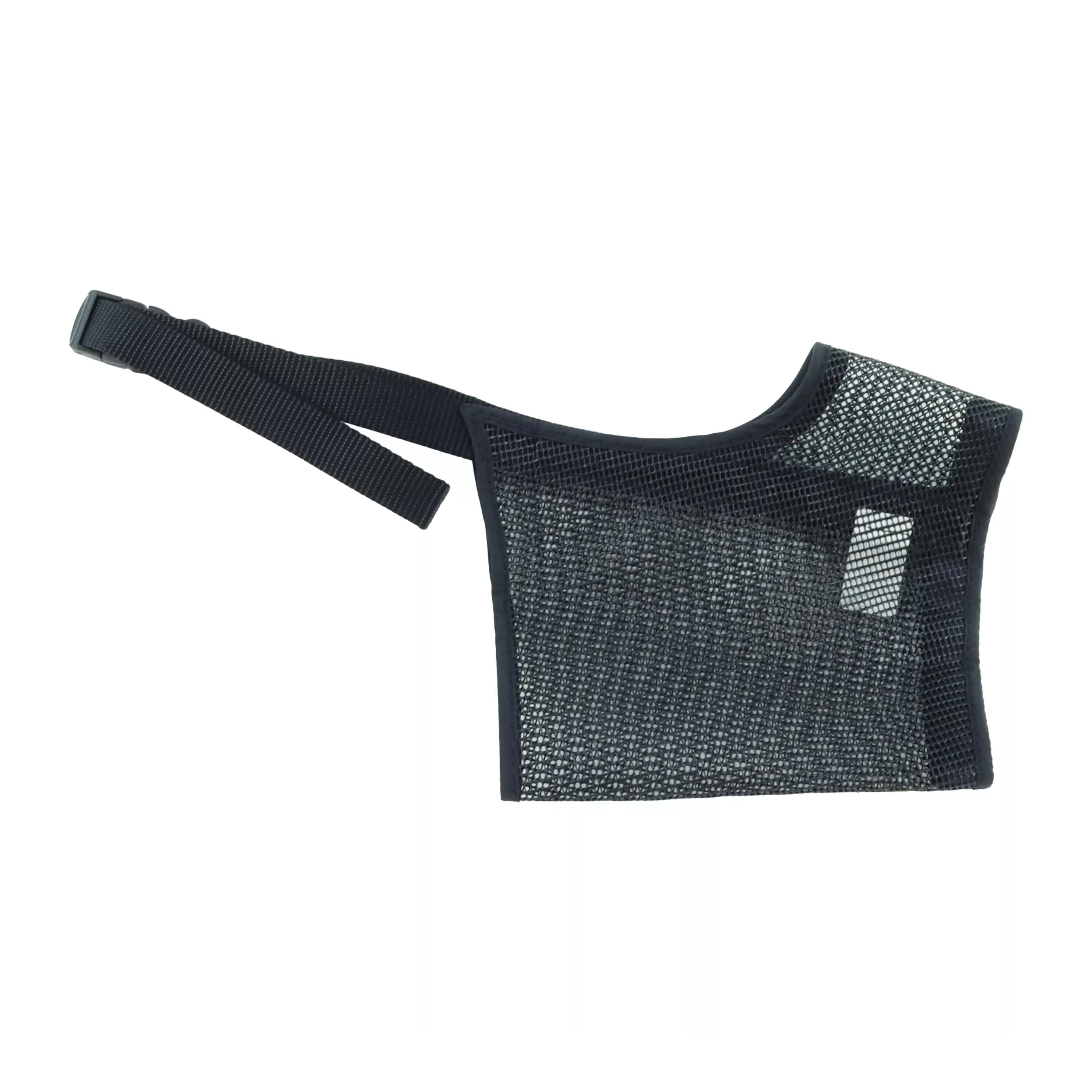 Coastal Pet Best Fit Adjustable Mesh Dog Muzzle, Black, 7'