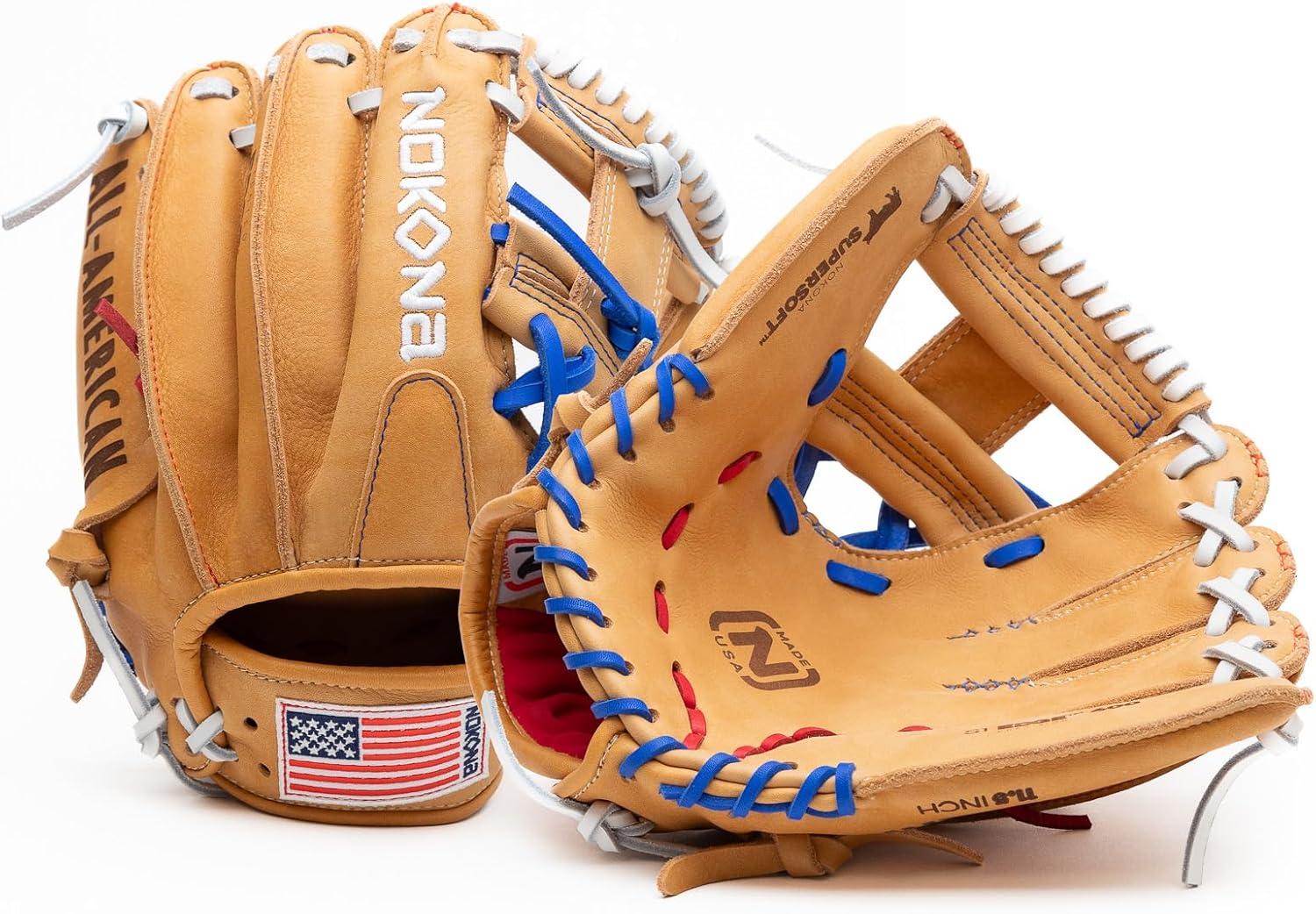 Nokona S1 All-American 11.5" I Web 16U Infield/Outfield Baseball Glove