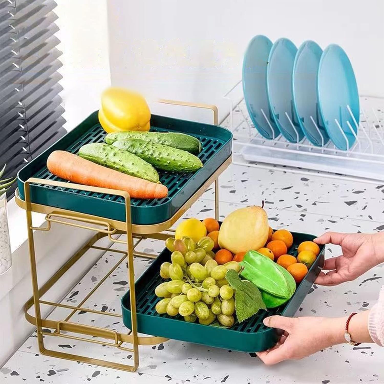 Dhadh Water Cup Storage Shelf Desktop Put Cup Tea Cup Mug Storage Rack Dining Table Coffee Cup Shelf Storage Rack