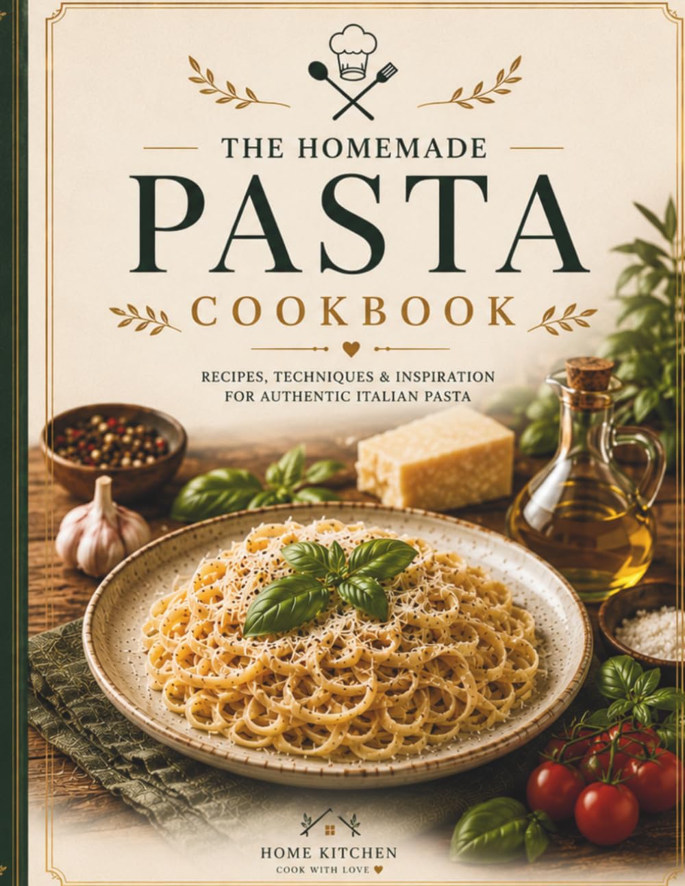 The Homemade Pasta Cookbook: Authentic Italian Recipes, Homemade Sauces, Fresh Pasta Techniques & Complete Cooking Guide (Home Kitchen Collection)