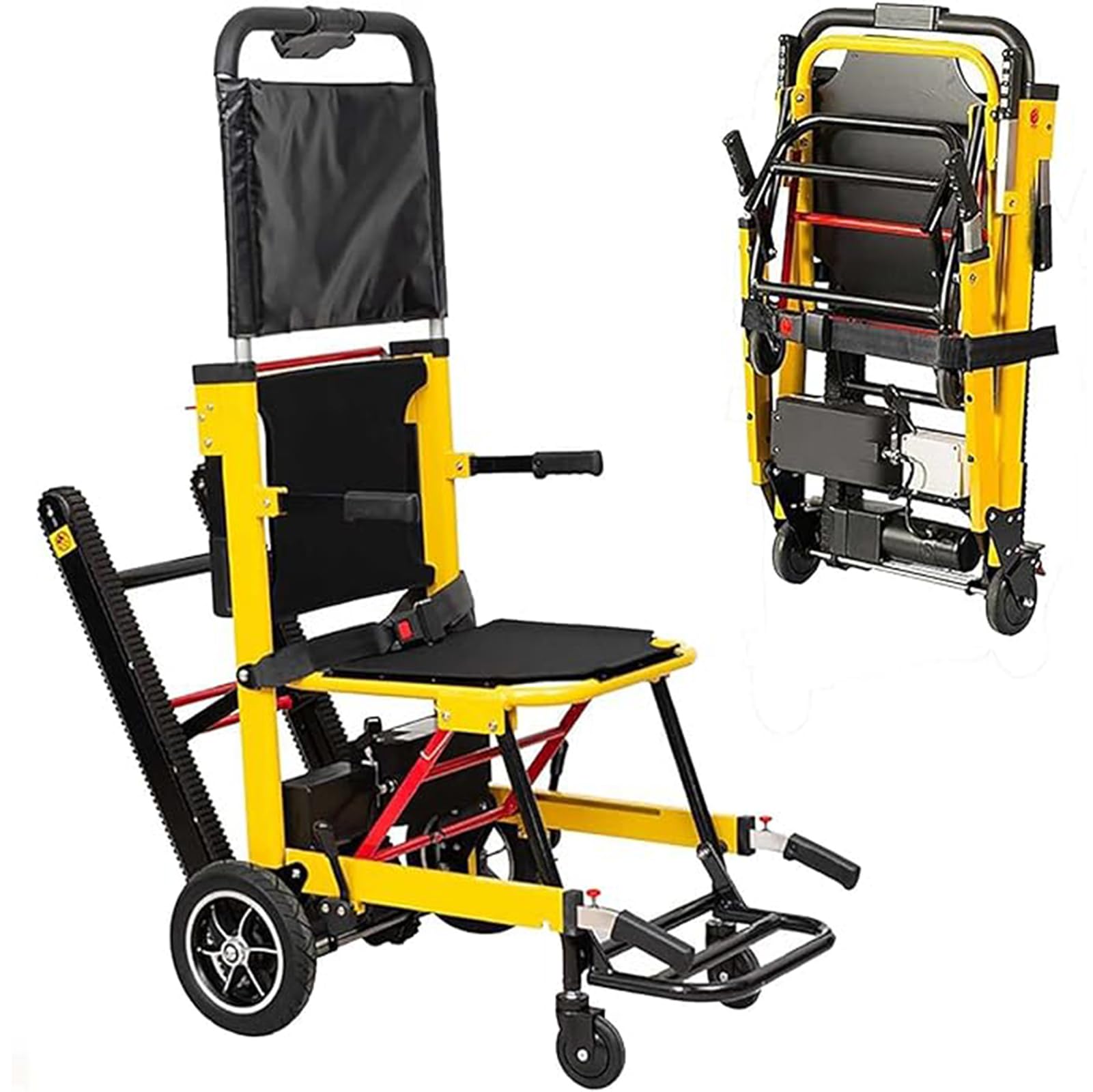 Montascale Elettrici Sedia A Rotelle Elettrica Portatile per Anziani Sedia A Rotelle Saliscale Assistenza alla Deambulazione per Anziani Disabili può Salire E Scendere Le Scale