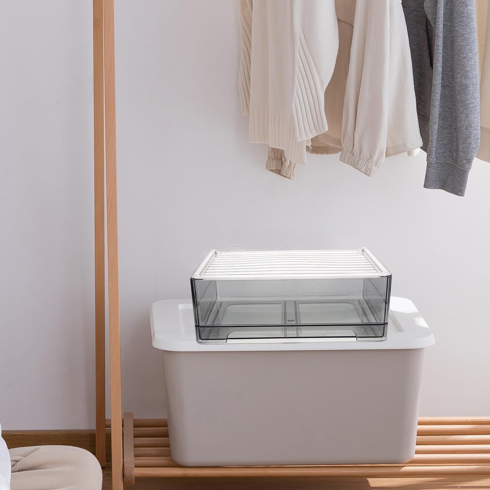 OSALADI Organizador Fácil Capacidad en Pet Interior Ropa de Gran de Resistente de Ubicar, Adecuado para Cajones y Organización del Dormitorio
