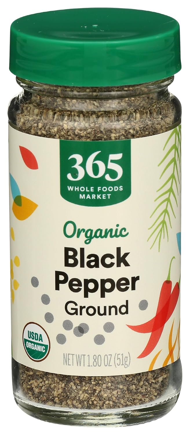 365 Everyday Value Organic Black Pepper Ground, 1.8 oz – Product Guide