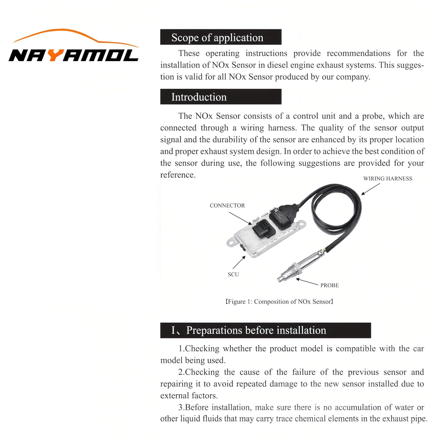 68210084AA 68085740AA 5WK96730 NOx Sensor Set Compatible with Dodge Ram 2500 3500 4500 5500 2013-2018 6.7L Cummins Diesel 4326873 5WK96742B
