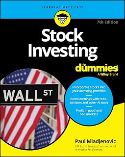 Stock Investing For Dummies by Paul Mladjenovic: Beginner's Guide to Stocks, AI, ETFs & Smart Portfolios